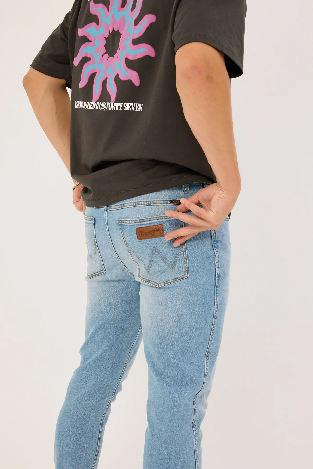 Wrangler Slater Jean Woodlea Blue - Image 6