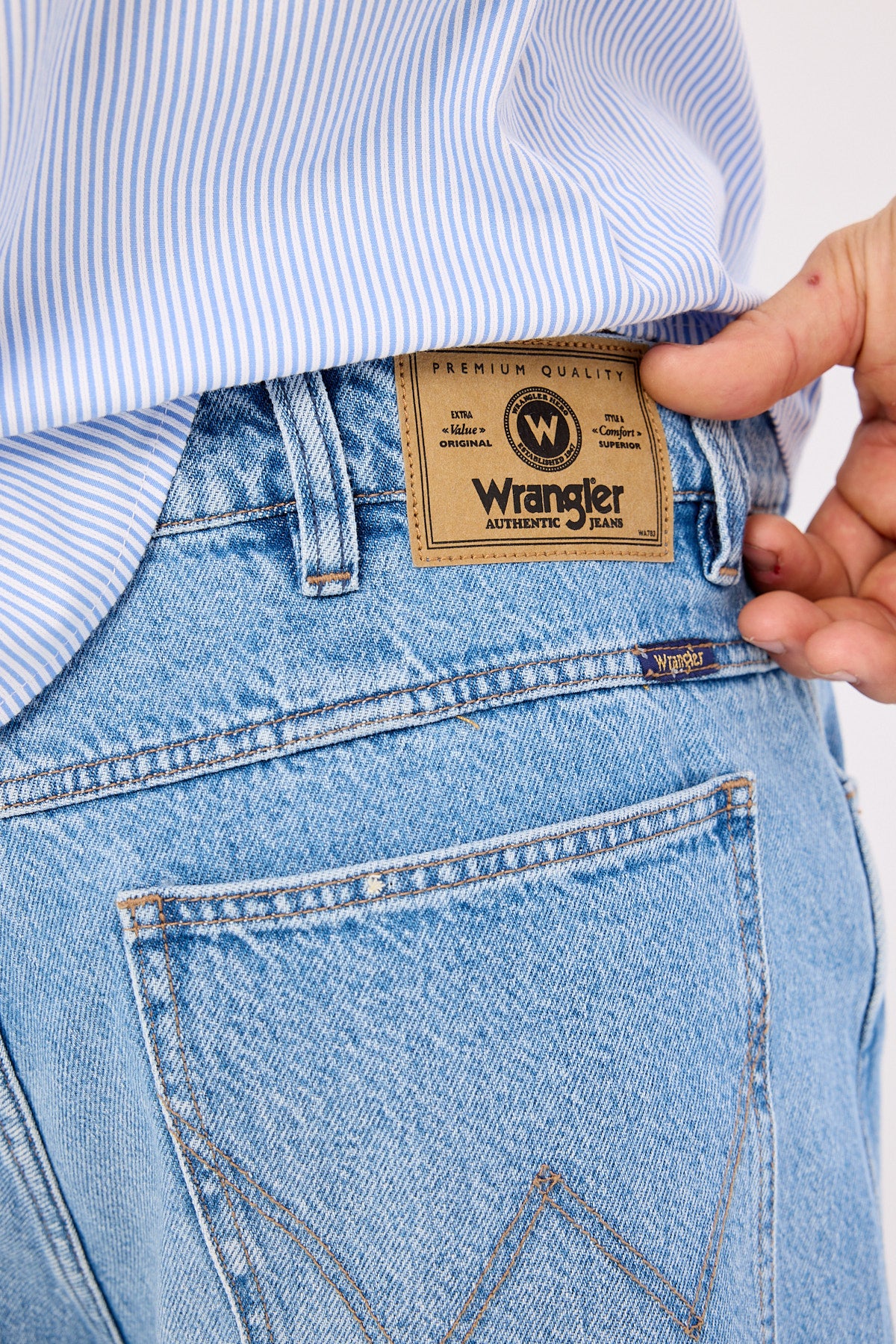 Wrangler Steezy Short Utah Blues - Image 6