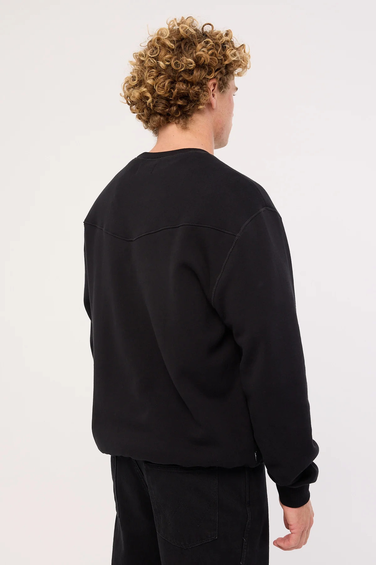 Wrangler Stinger Slouch Sweat Black - Image 6