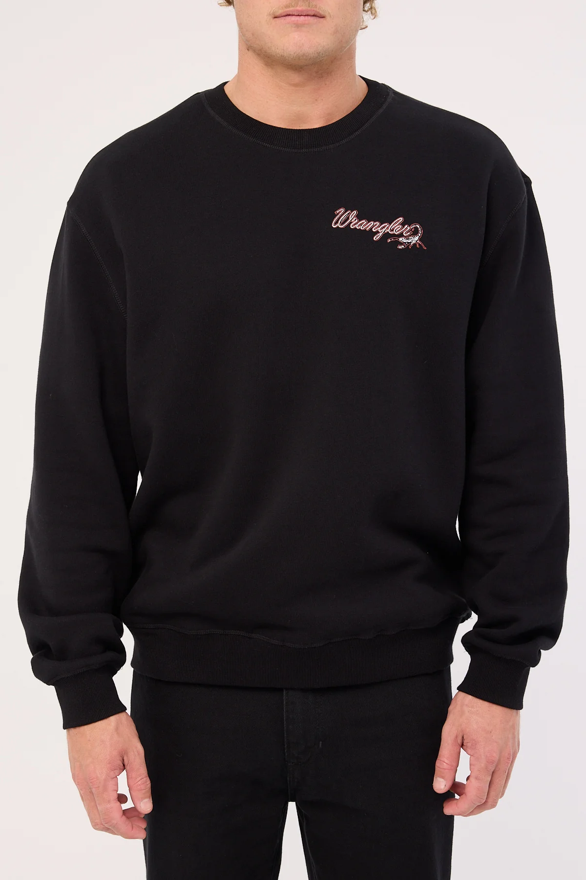 Wrangler Stinger Slouch Sweat Black - Image 7