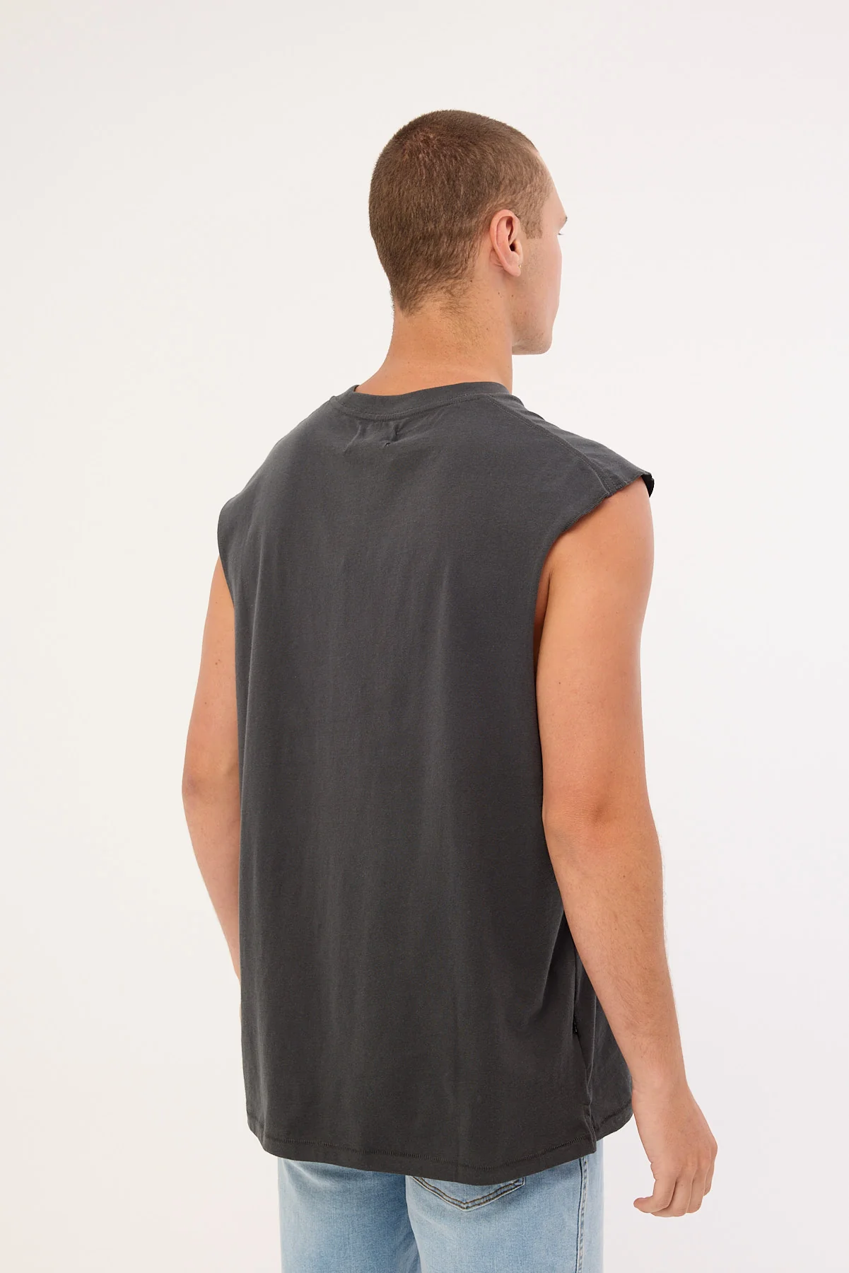 Wrangler Wrangler 47 Muscle Tee Dark Slate - Image 5