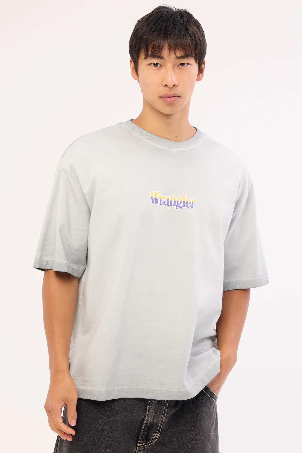 Wrangler Zero Boxcar Tee Bluestone