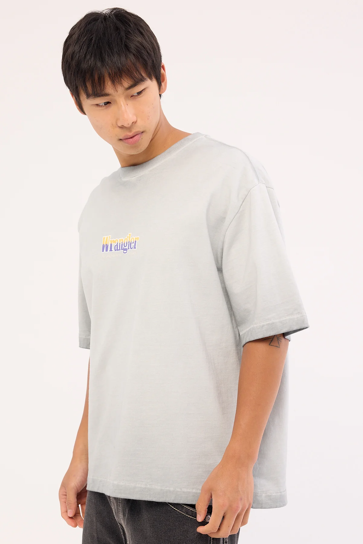 Wrangler Zero Boxcar Tee Bluestone - Image 3