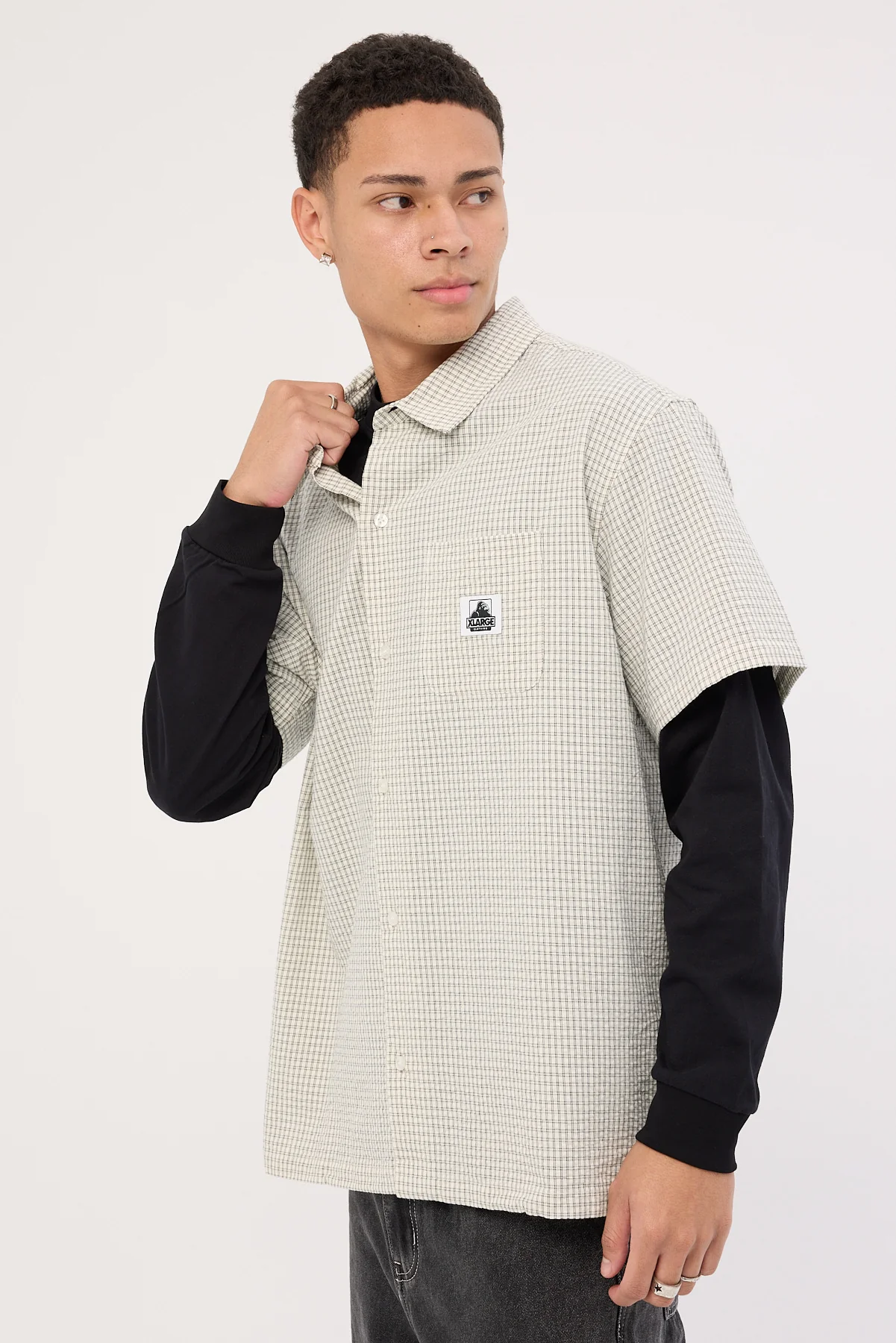 Xlarge 91 Short Sleeve Shirt White - Image 3