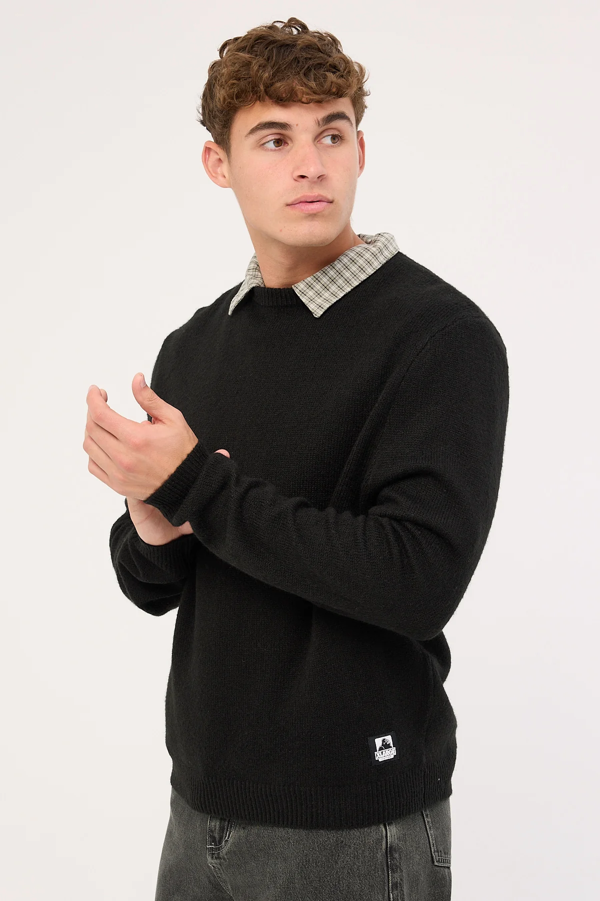 Xlarge 91 Star Knit Sweater Black - Image 2