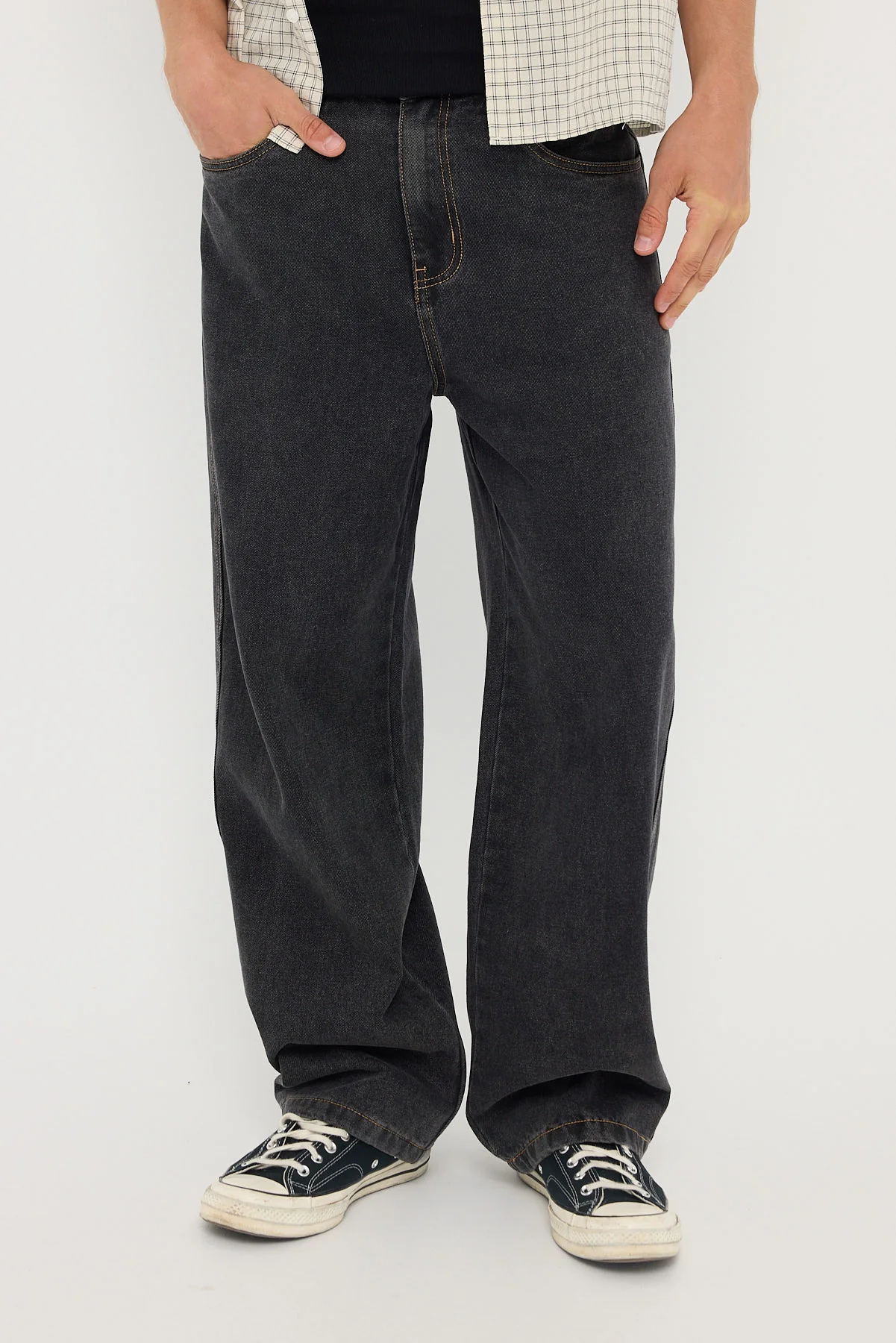 Xlarge Baggy Bull Denim 91 Jean Washed Black - Image 2