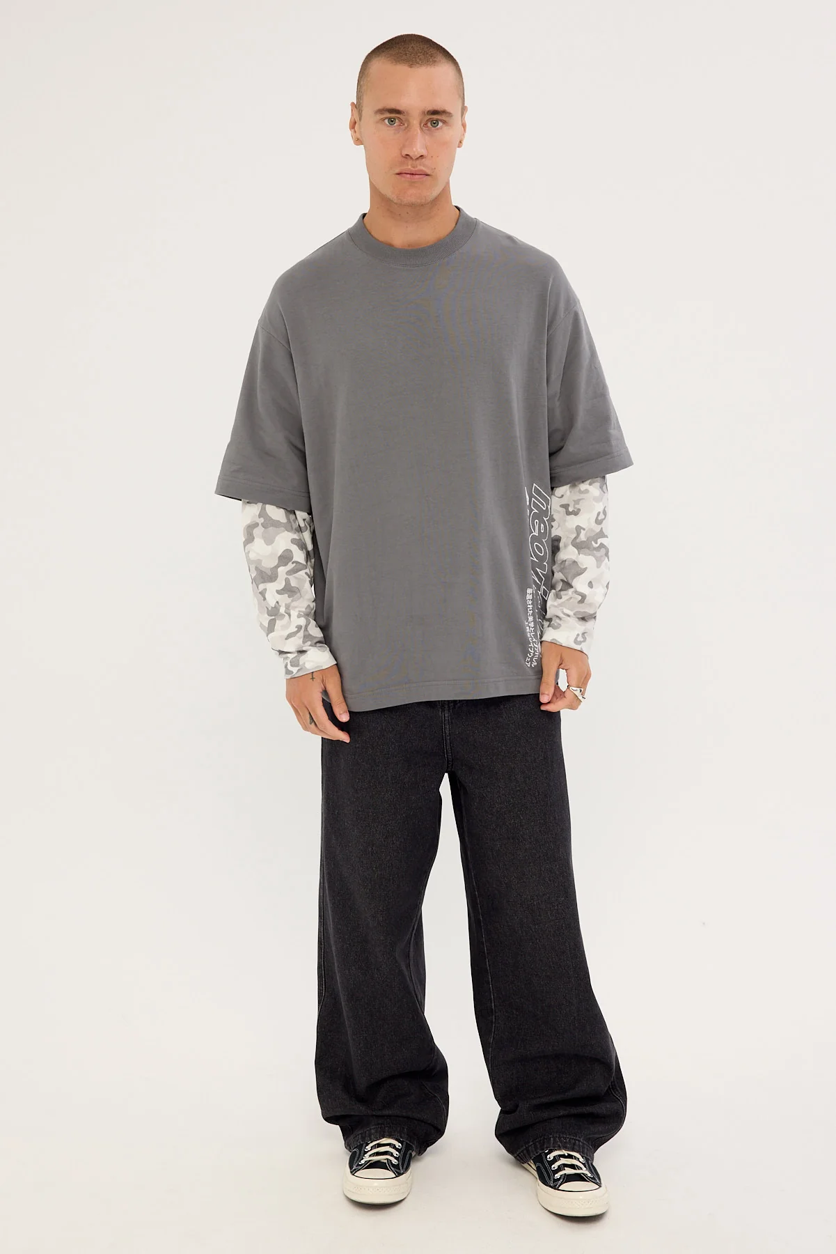 Xlarge Baggy Bull Denim 91 Pant Faded Black