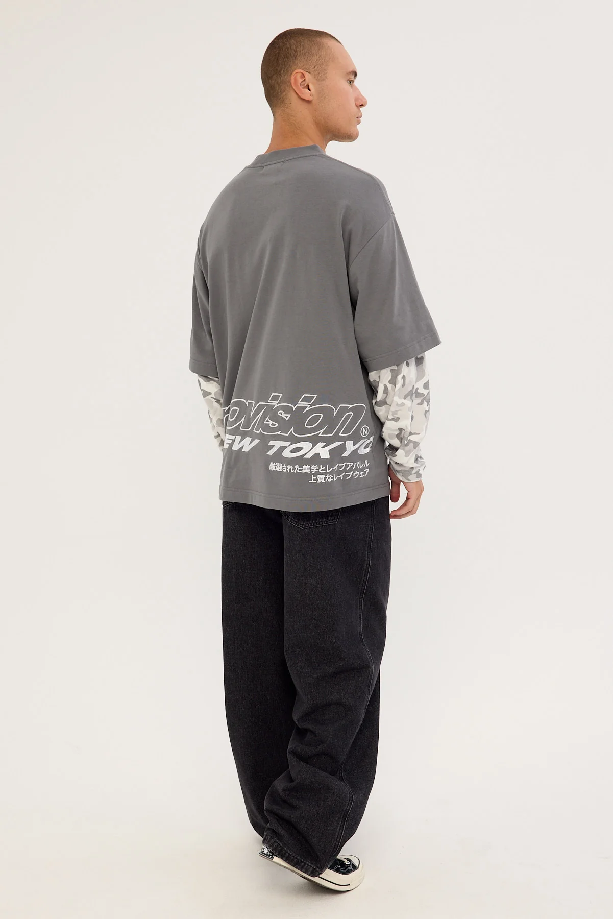 Xlarge Baggy Bull Denim 91 Pant Faded Black - Image 5