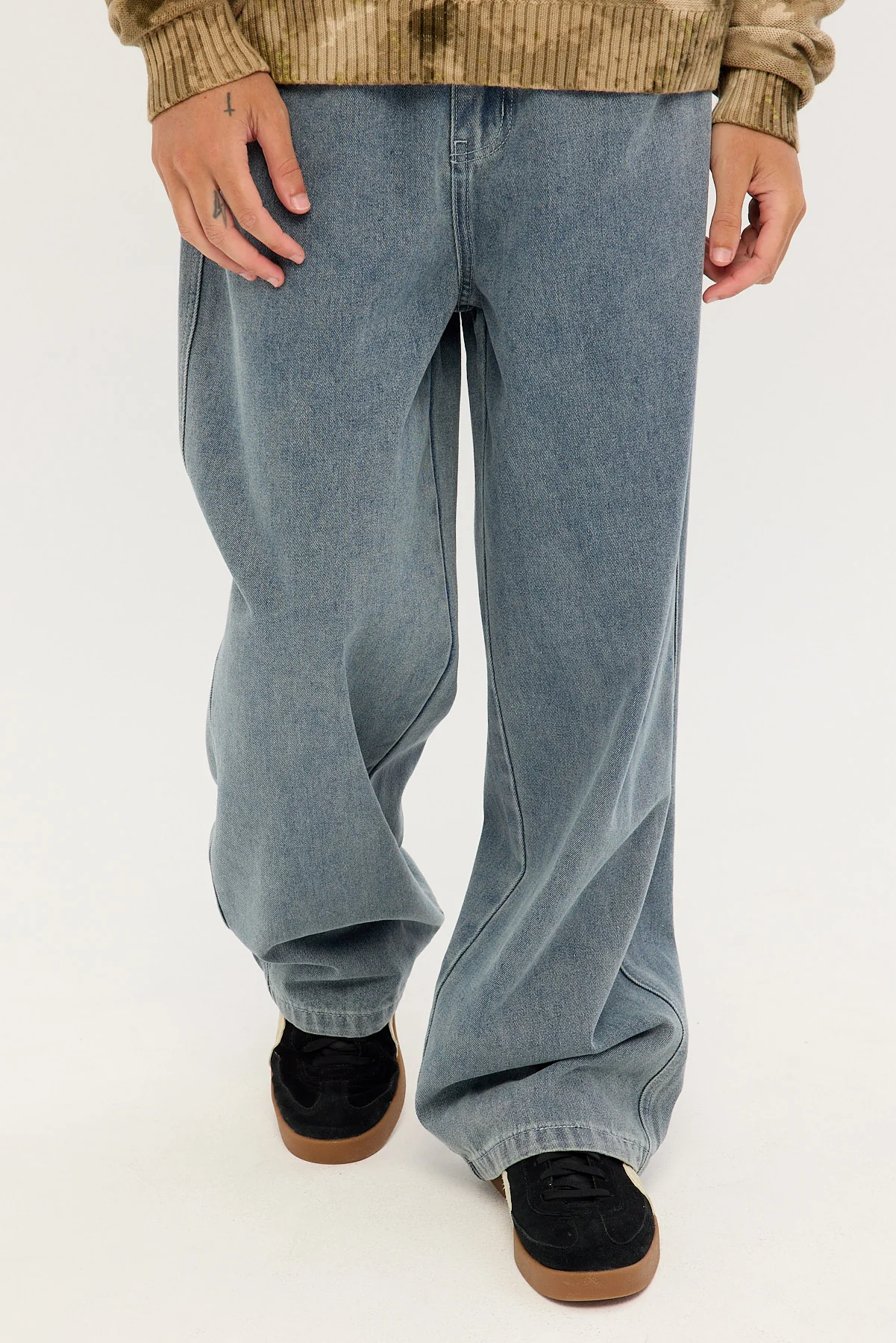 Xlarge Baggy Bull Denim 91 Pant Vintage Blue Pink - Image 2