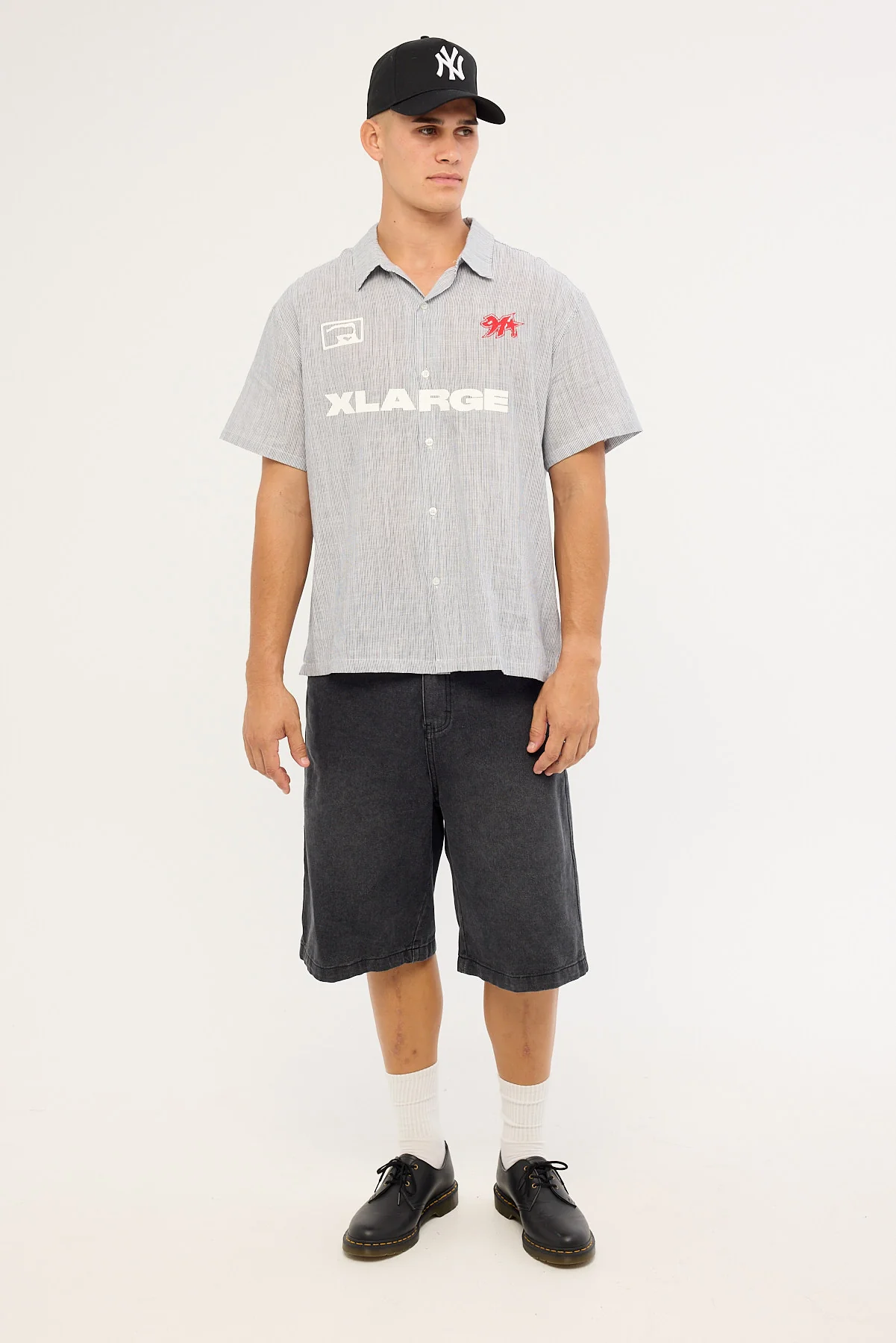 Xlarge Baggy Bull Denim 91 Short Faded Black