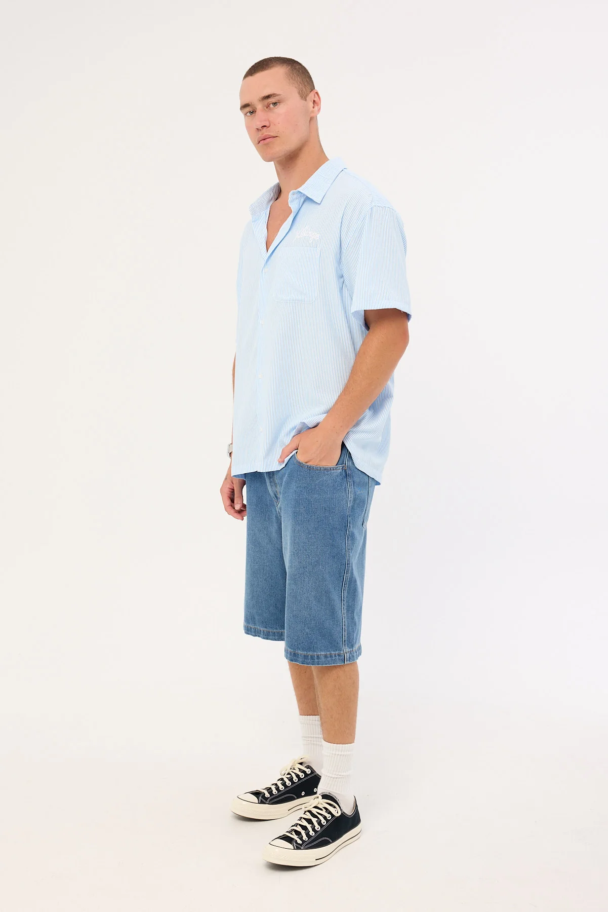 Xlarge Bull Denim 91 Short Blue Indigo - Image 4