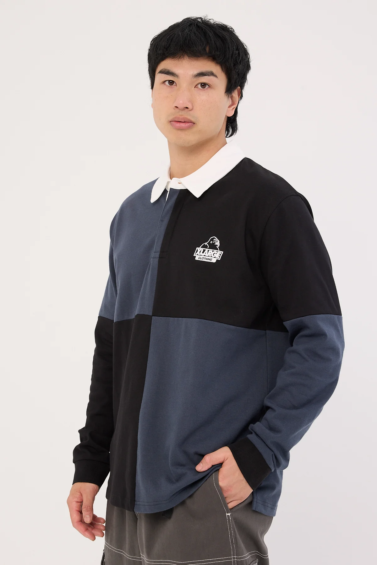 Xlarge Check Rugby Black