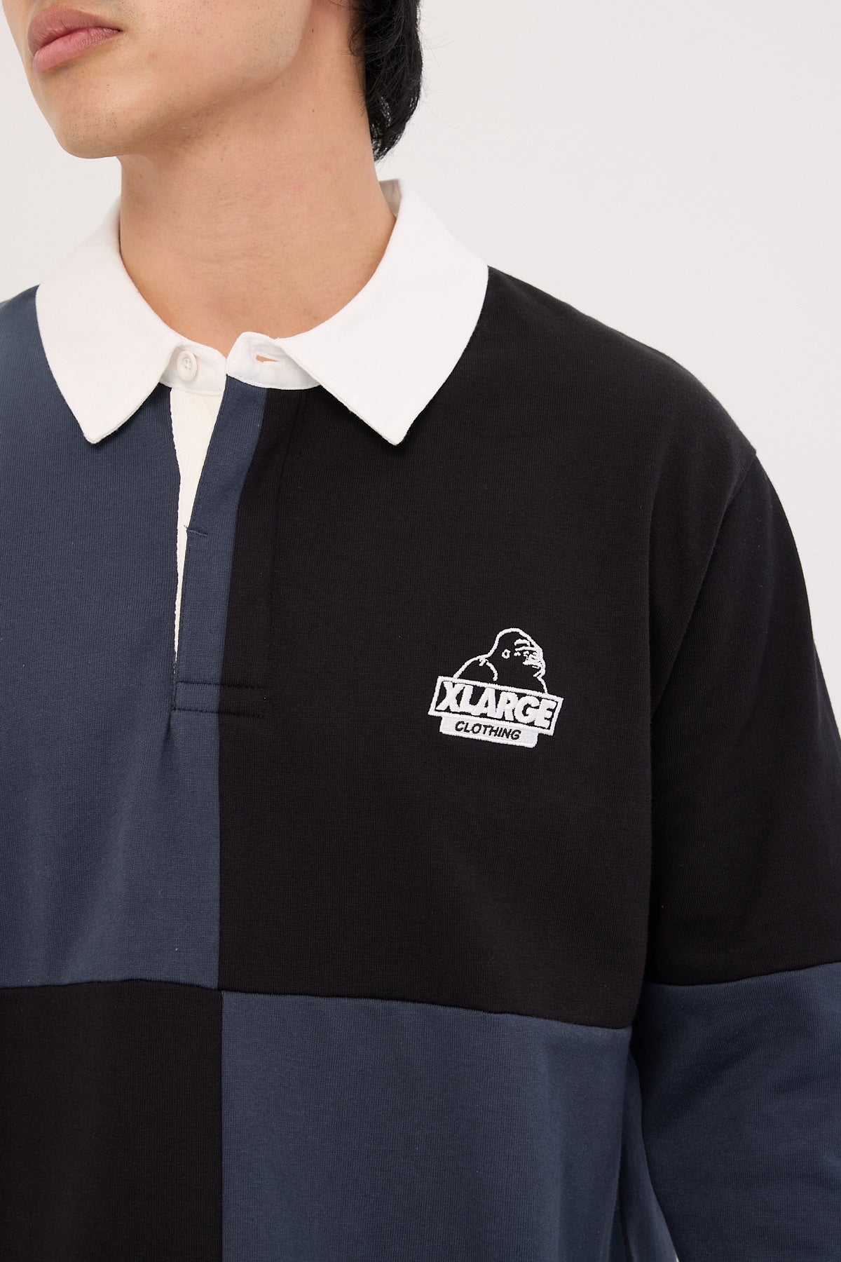 Xlarge Check Rugby Black - Image 4