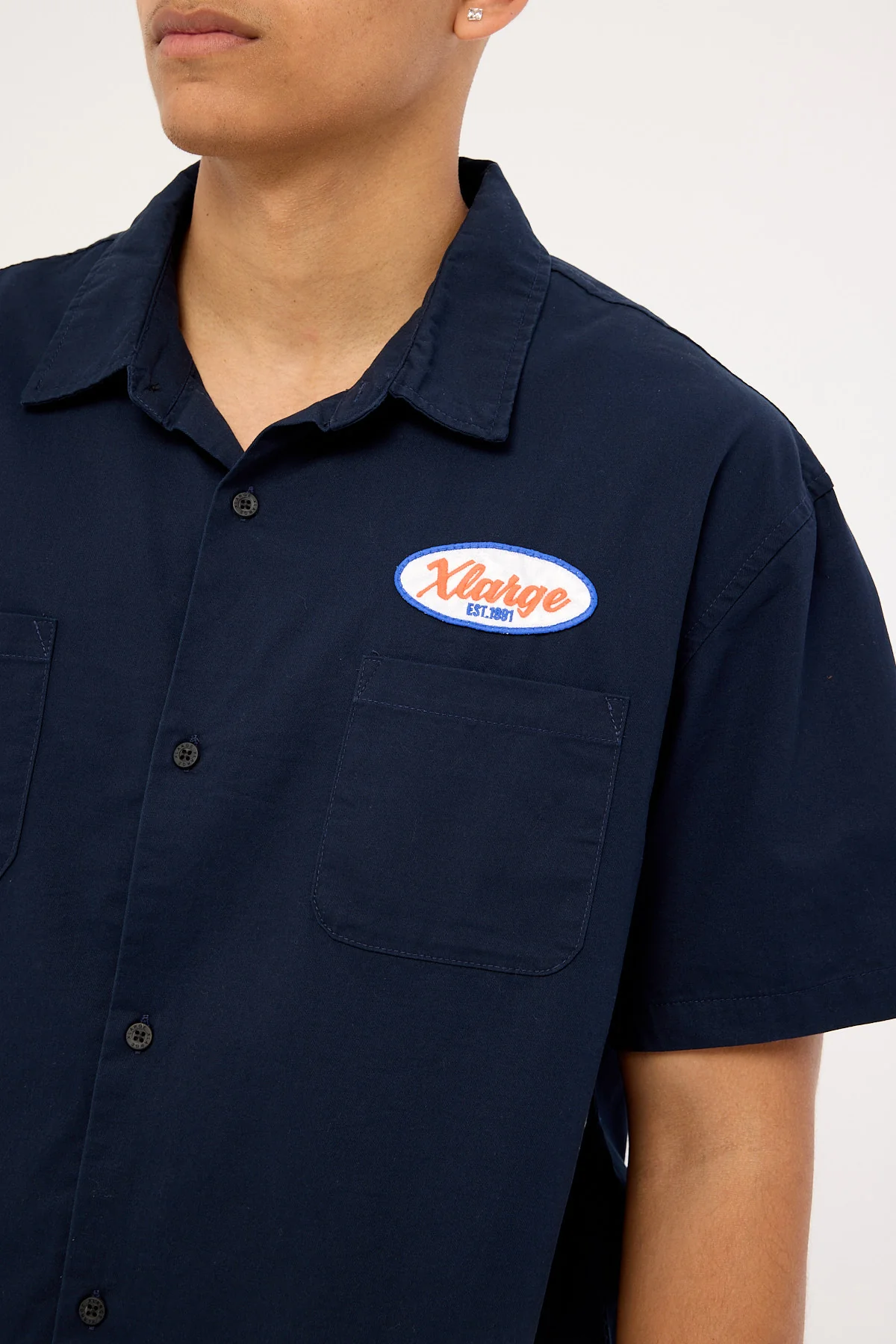 Xlarge Classic SS Work Shirt Navy - Image 3