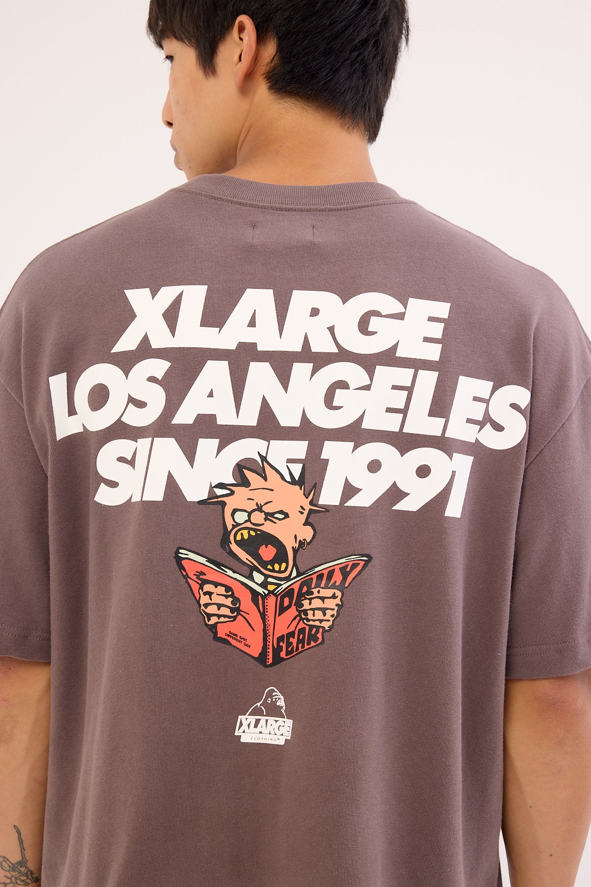 Xlarge Daily Gorilla Fit SS Tee Pigment Mocha - Image 5