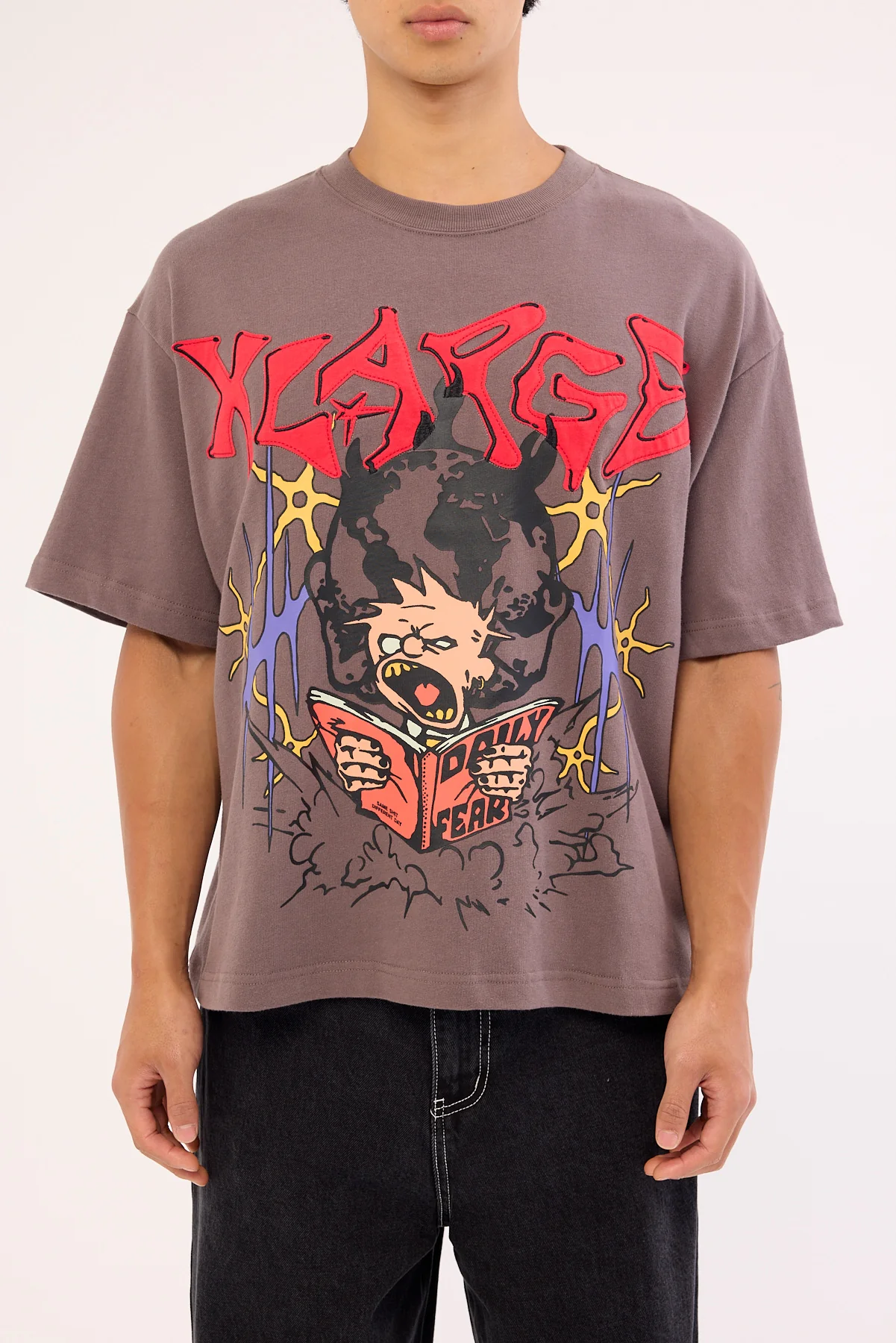 Xlarge Daily Gorilla Fit SS Tee Pigment Mocha - Image 6