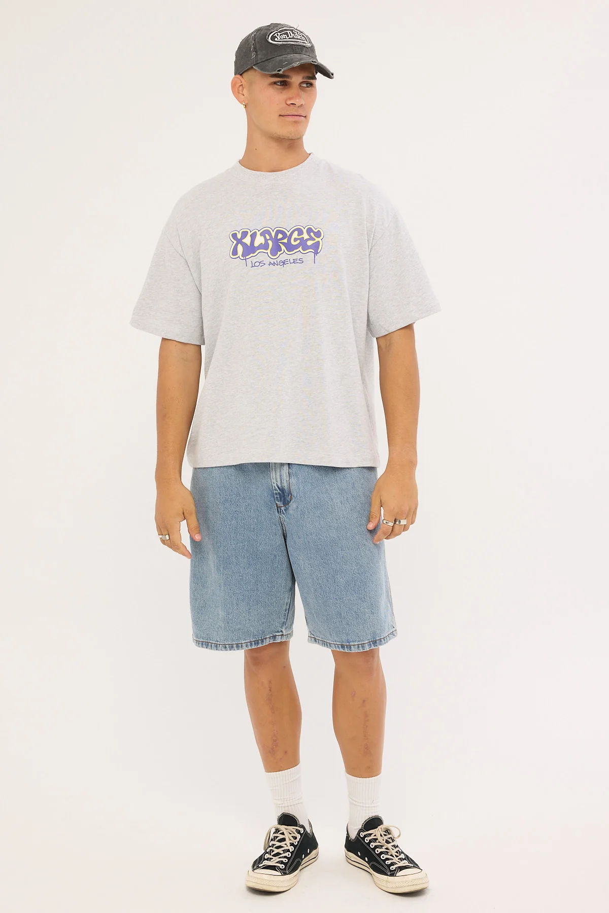 Xlarge Drip Gorilla Fit SS Tee Ash Heather - Image 2