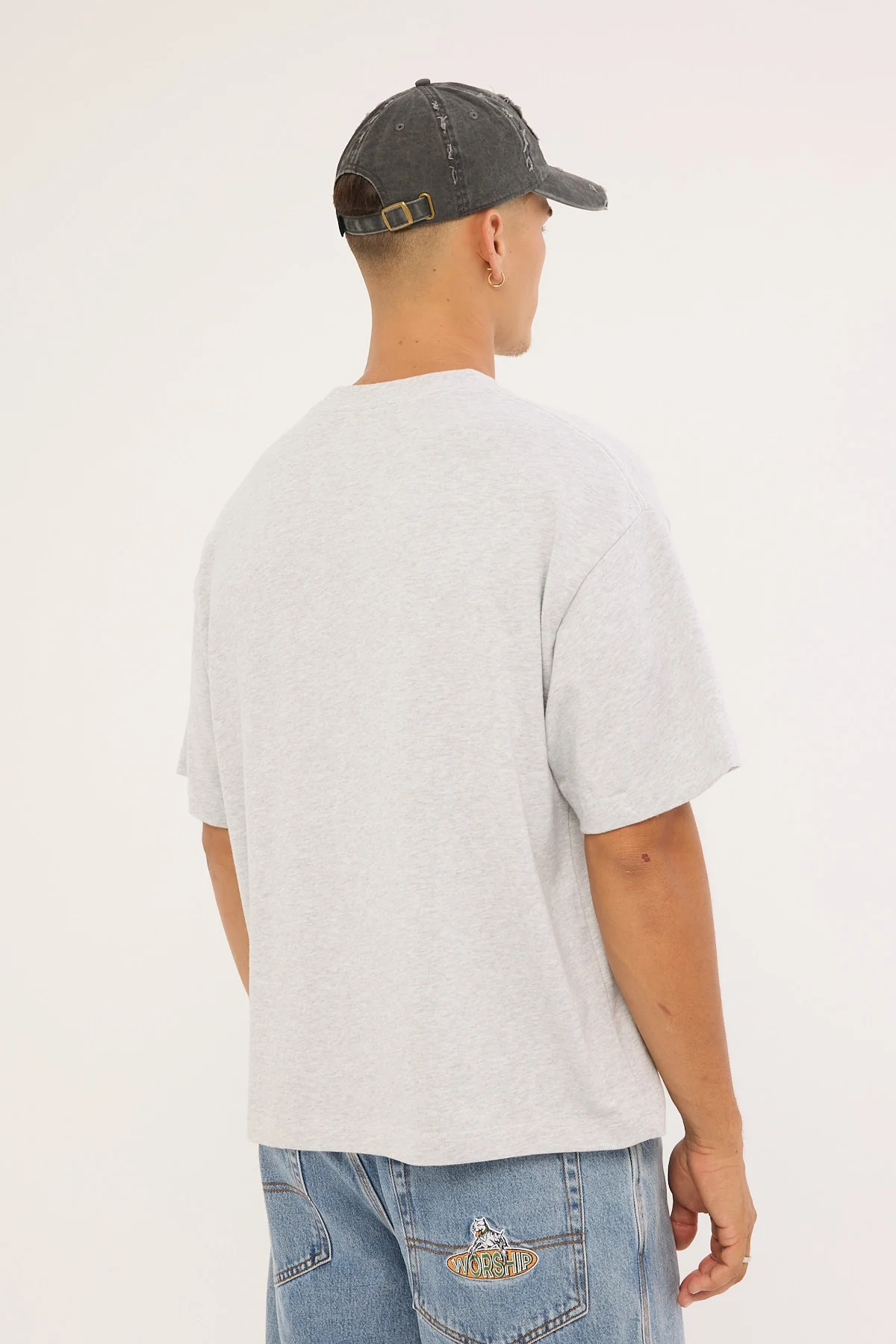 Xlarge Drip Gorilla Fit SS Tee Ash Heather - Image 4