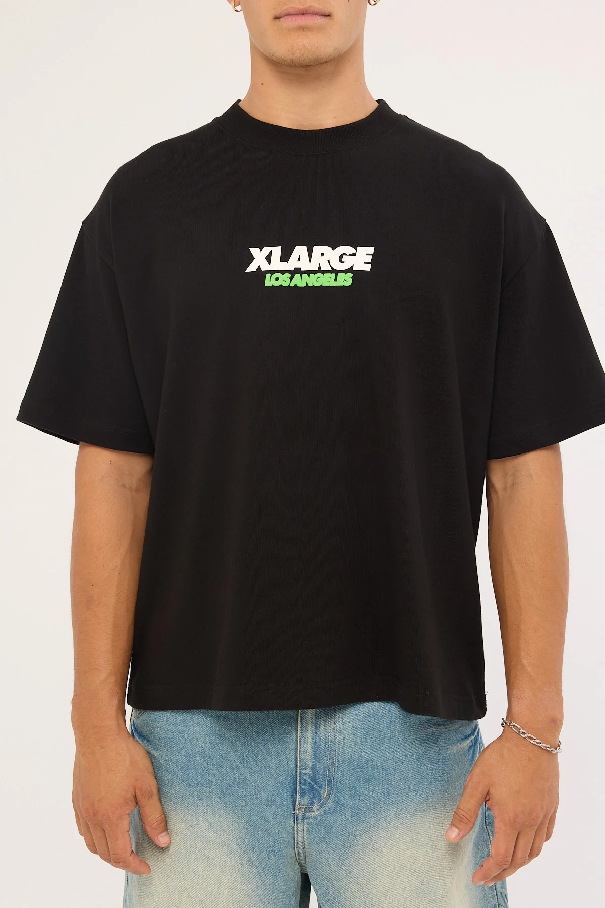 Xlarge Flowers Gorilla Fit SS Tee Solid Black - Image 8