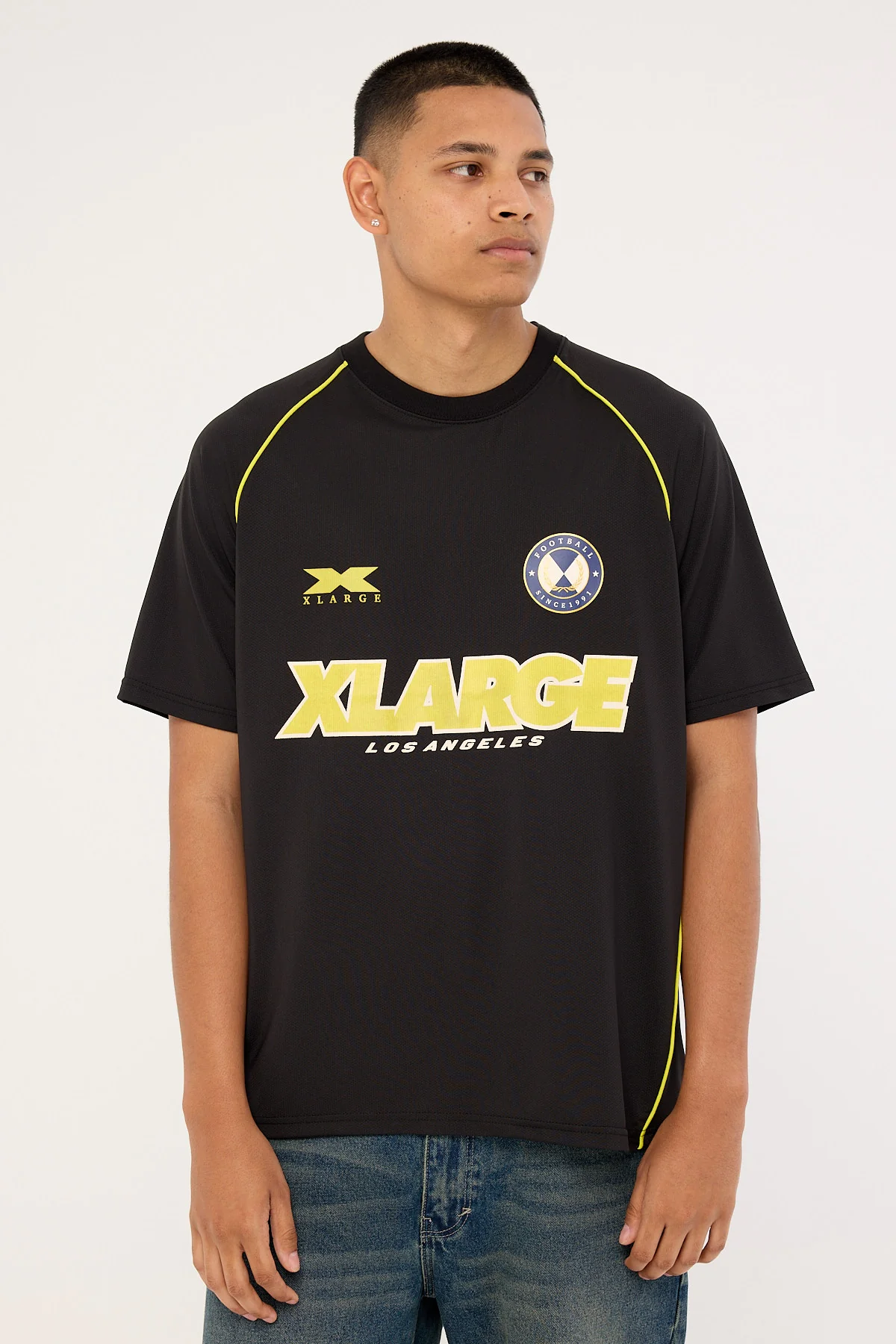 Xlarge Football SS Jersey Black - Image 4