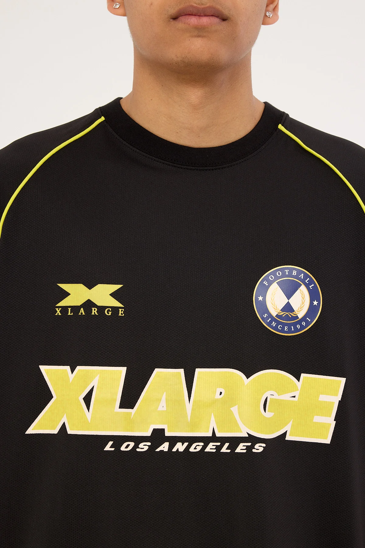Xlarge Football SS Jersey Black - Image 5