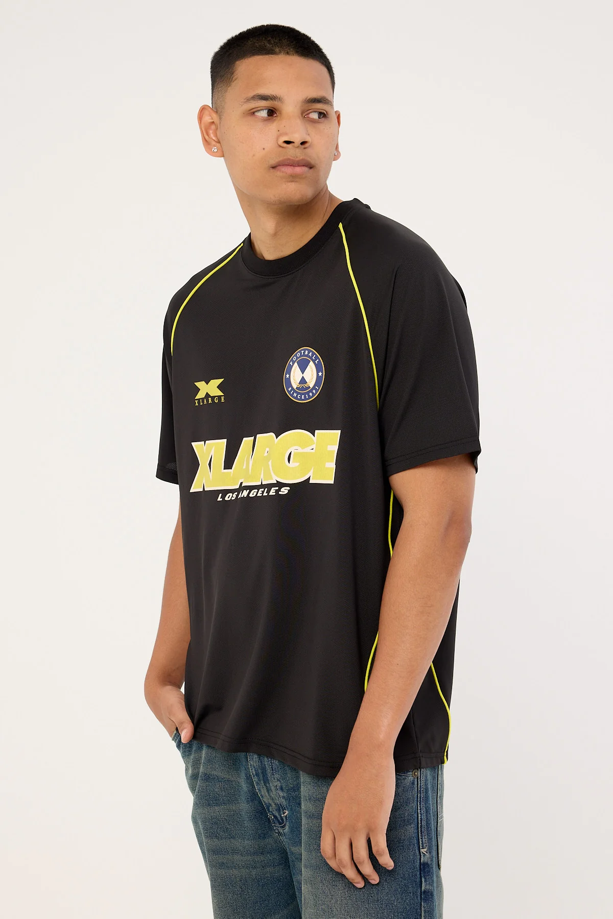 Xlarge Football SS Jersey Black - Image 6