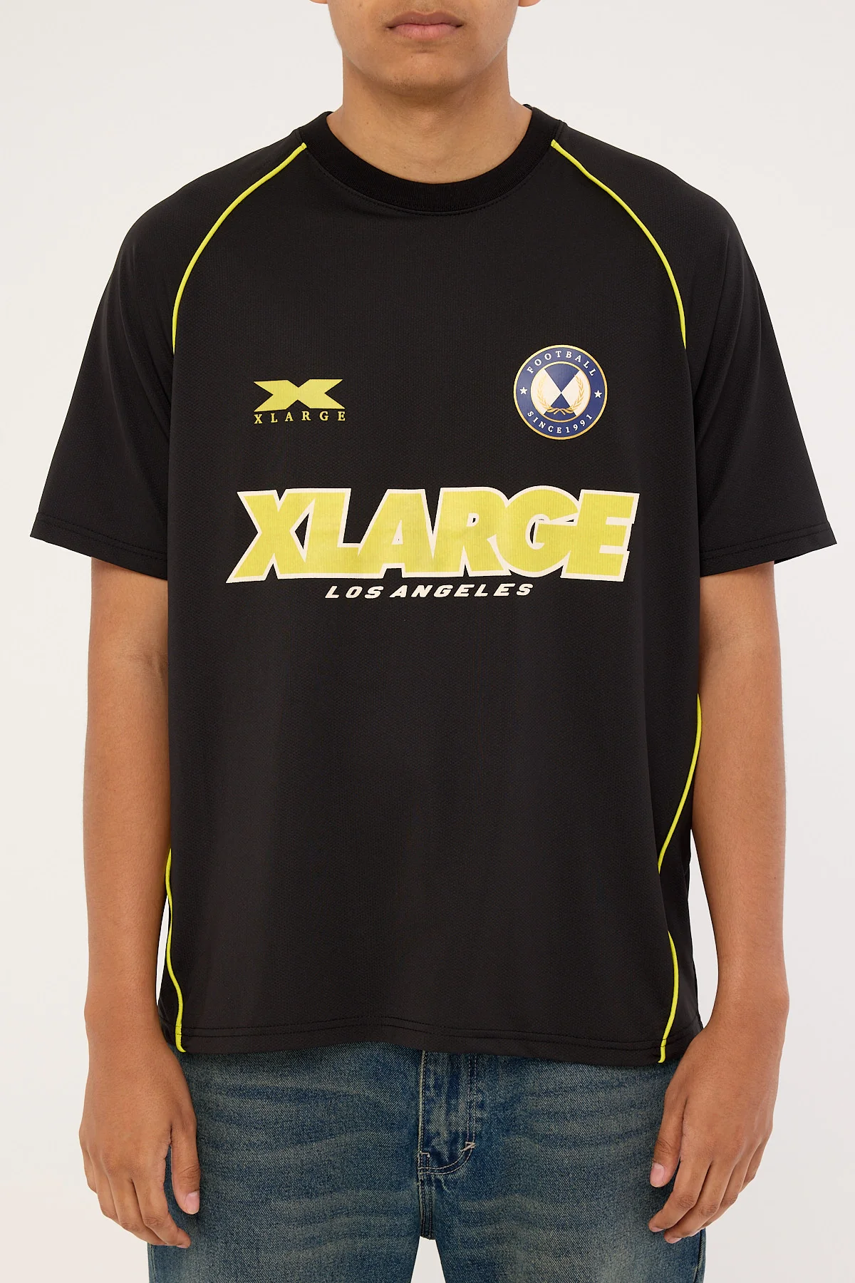 Xlarge Football SS Jersey Black - Image 8