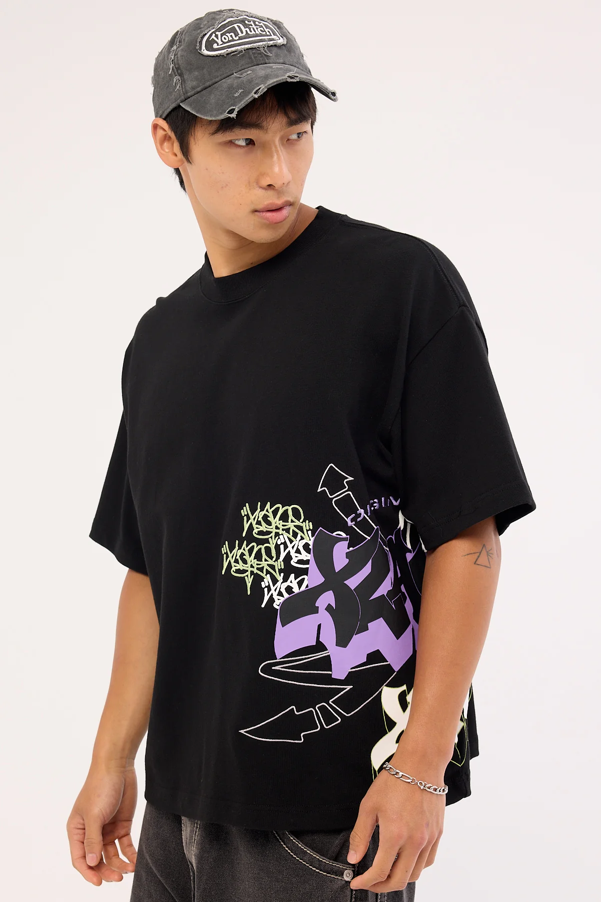 Xlarge Layers Gorilla Fit SS Tee Solid Black - Image 4