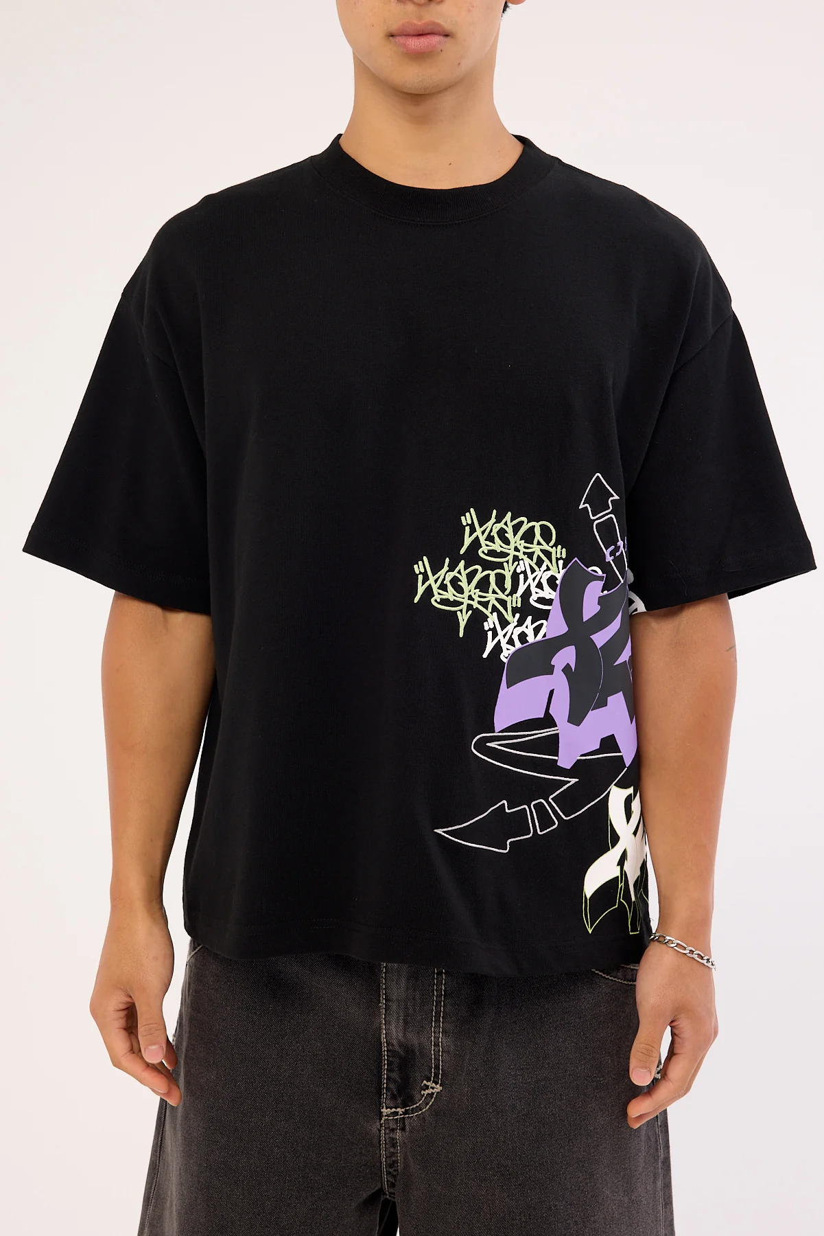 Xlarge Layers Gorilla Fit SS Tee Solid Black - Image 8