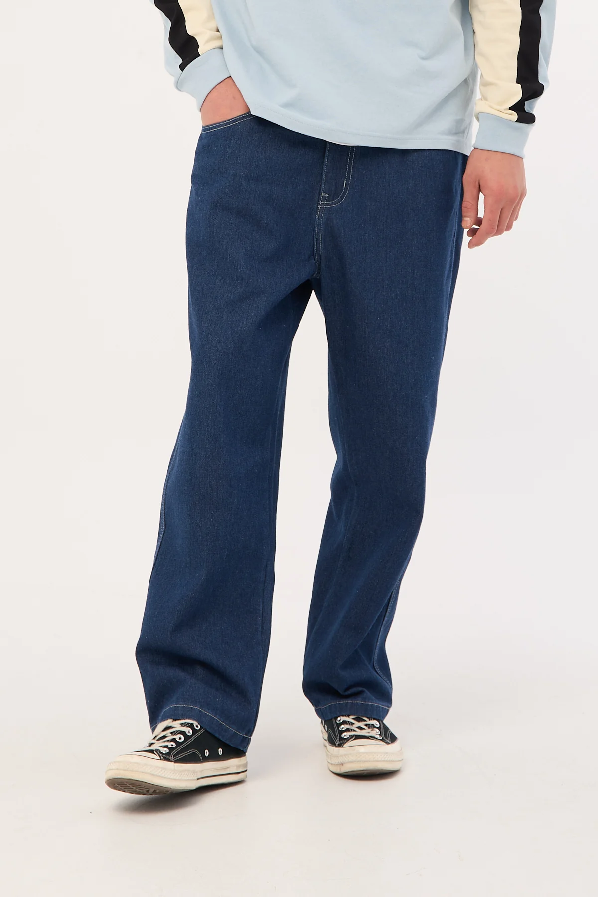 Xlarge Mark Bull Denim 91 Pant Raw Indigo - Image 2