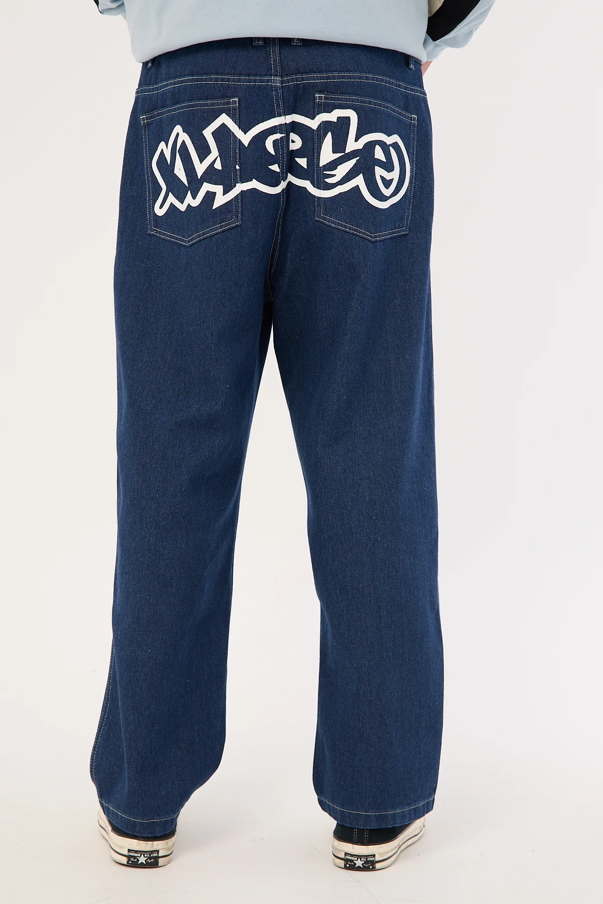 Xlarge Mark Bull Denim 91 Pant Raw Indigo - Image 4