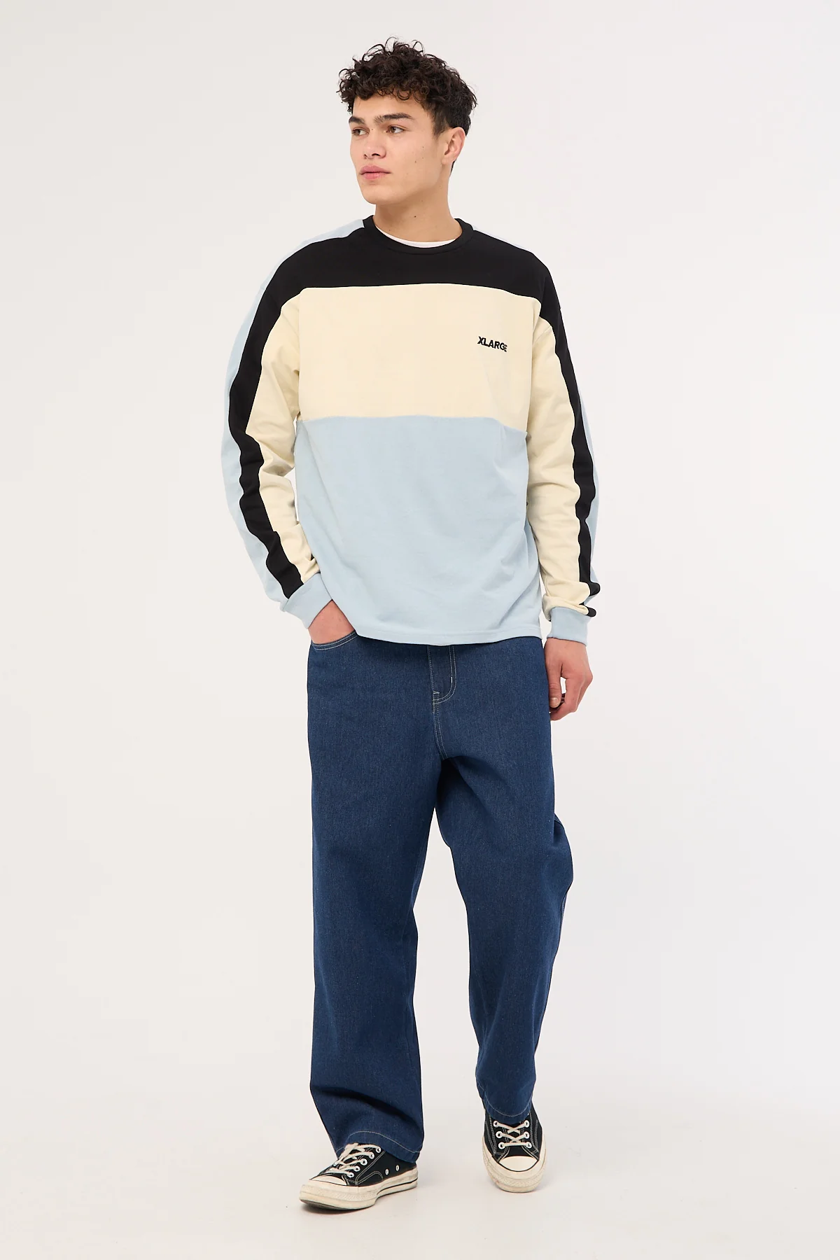 Xlarge Mark Bull Denim 91 Pant Raw Indigo - Image 5