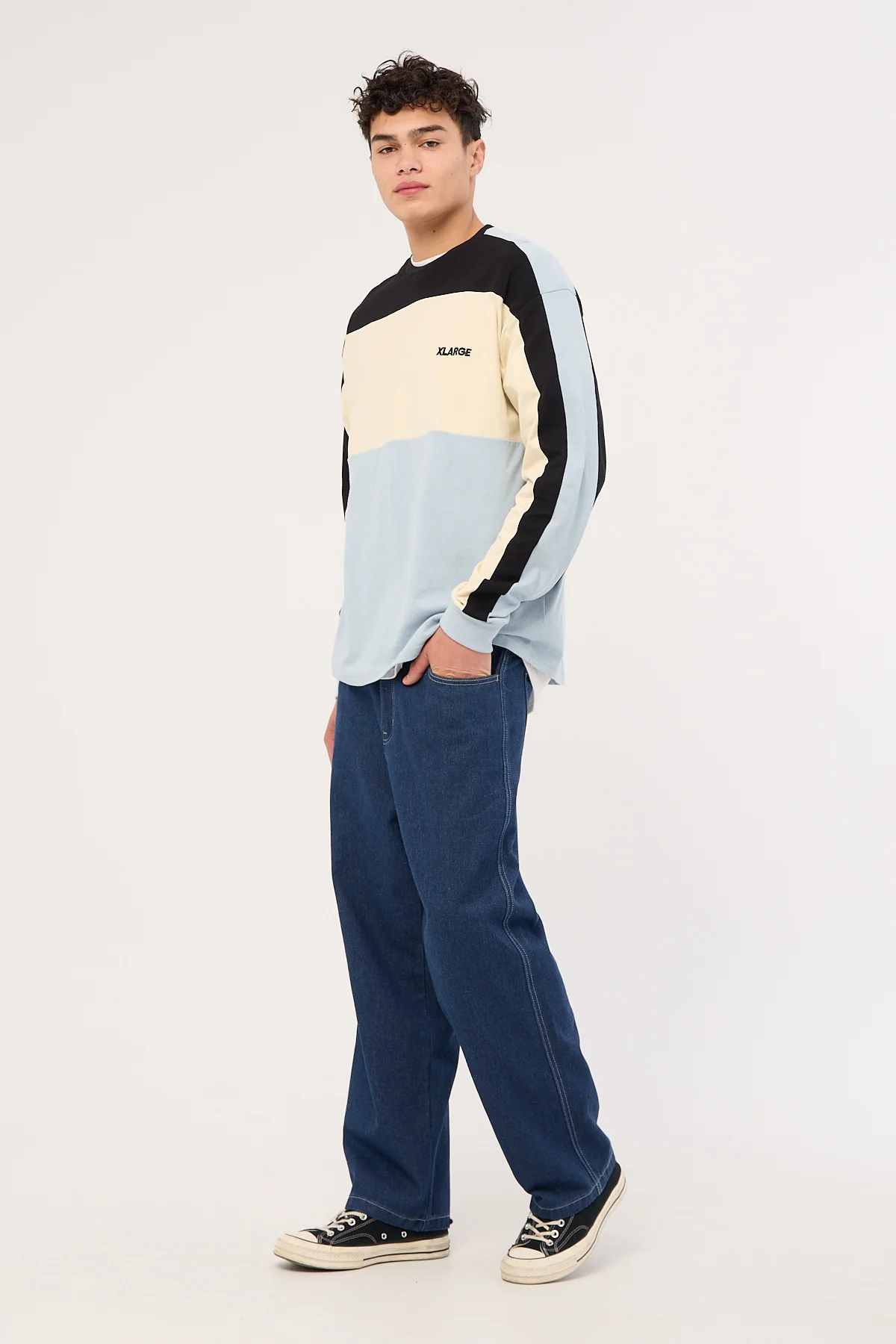 Xlarge Mark Bull Denim 91 Pant Raw Indigo - Image 6