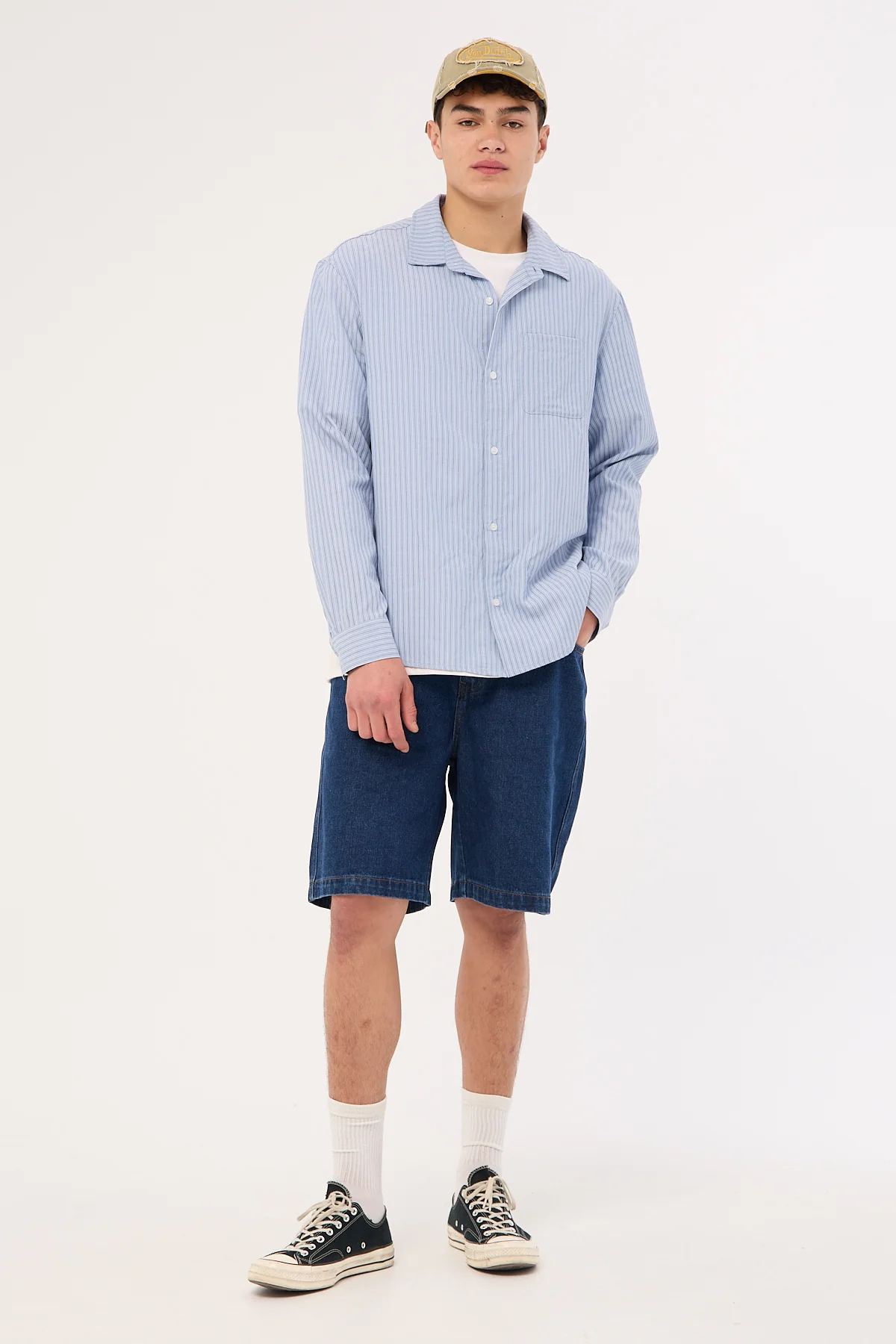 Xlarge Mark Bull Denim 91 Short Raw Indigo
