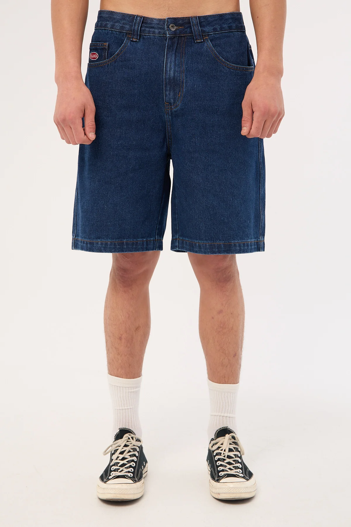 Xlarge Mark Bull Denim 91 Short Raw Indigo - Image 8