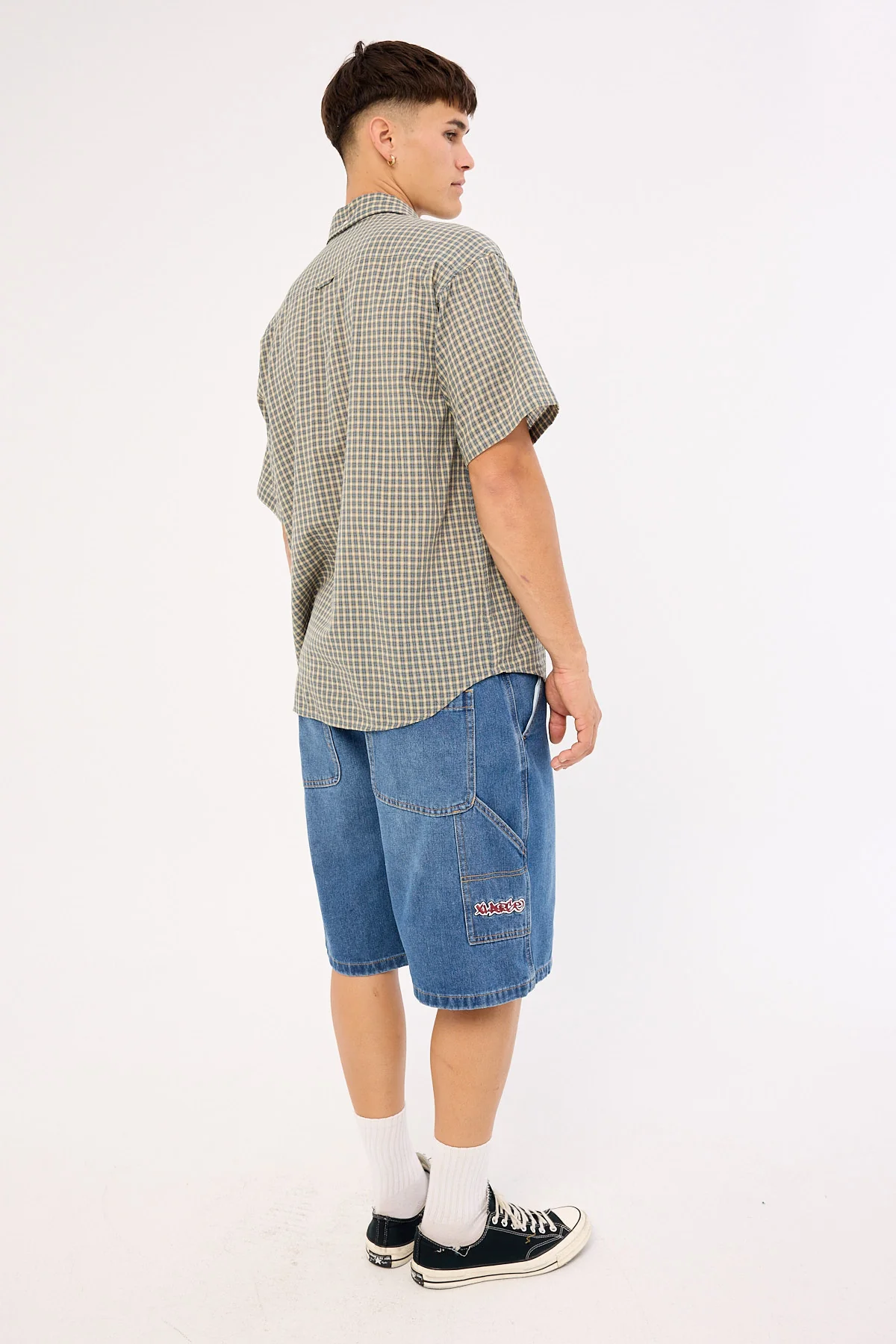 Xlarge Mark Denim Work Short Faded Blue - Image 5
