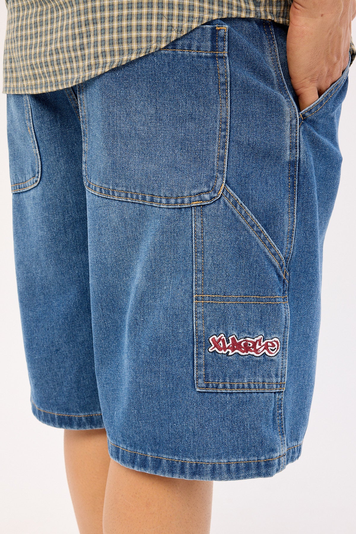 Xlarge Mark Denim Work Short Faded Blue - Image 6
