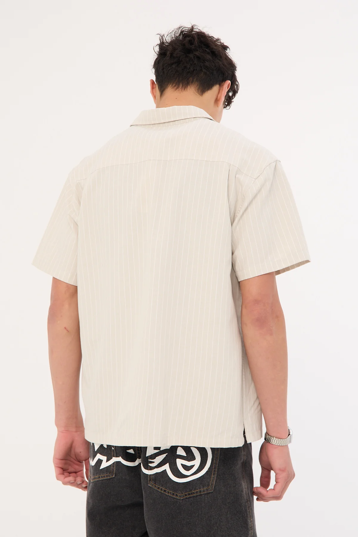 Xlarge Mark Stripe Shirt Smoke Stripe - Image 6