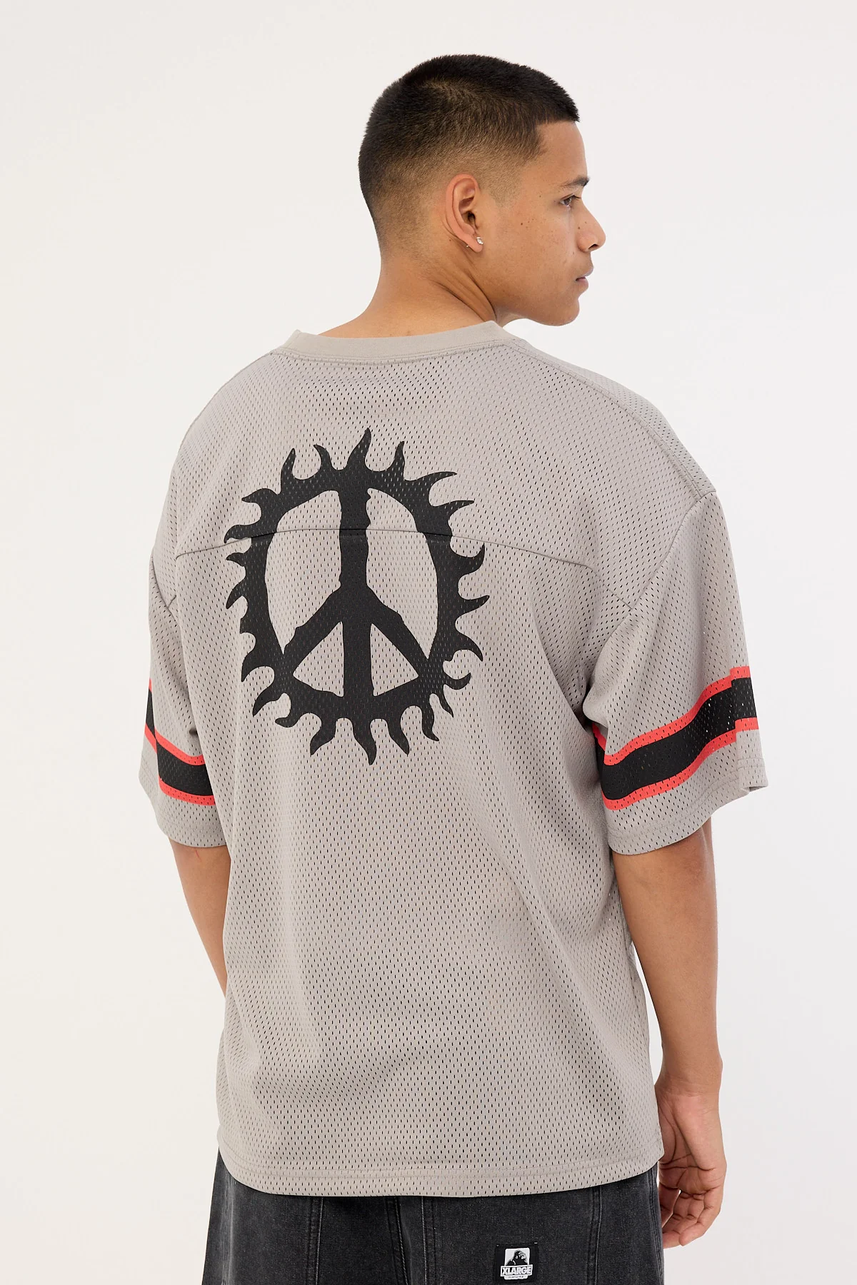 Xlarge Peace Game Jersey Tee Smoke - Image 2