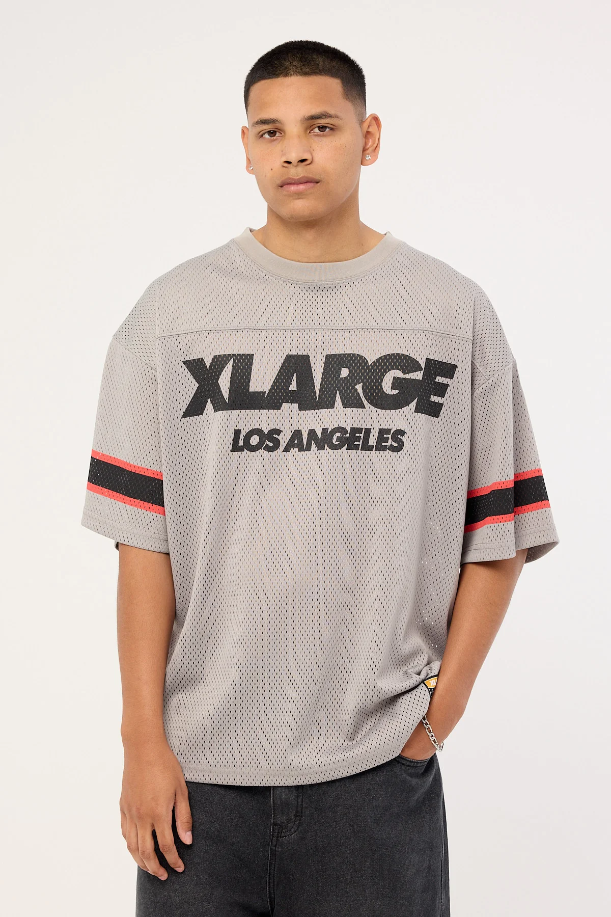 Xlarge Peace Game Jersey Tee Smoke - Image 4