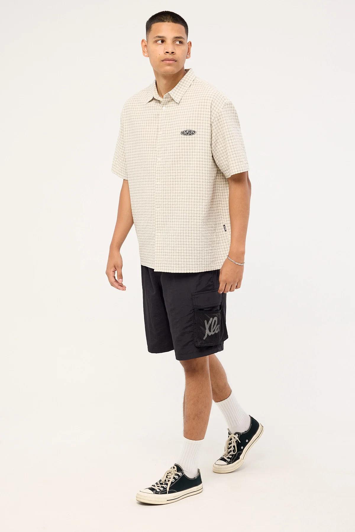 Xlarge Script Cargo Short Black - Image 4