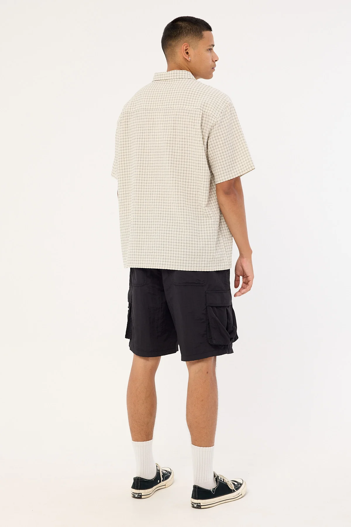 Xlarge Script Cargo Short Black - Image 5