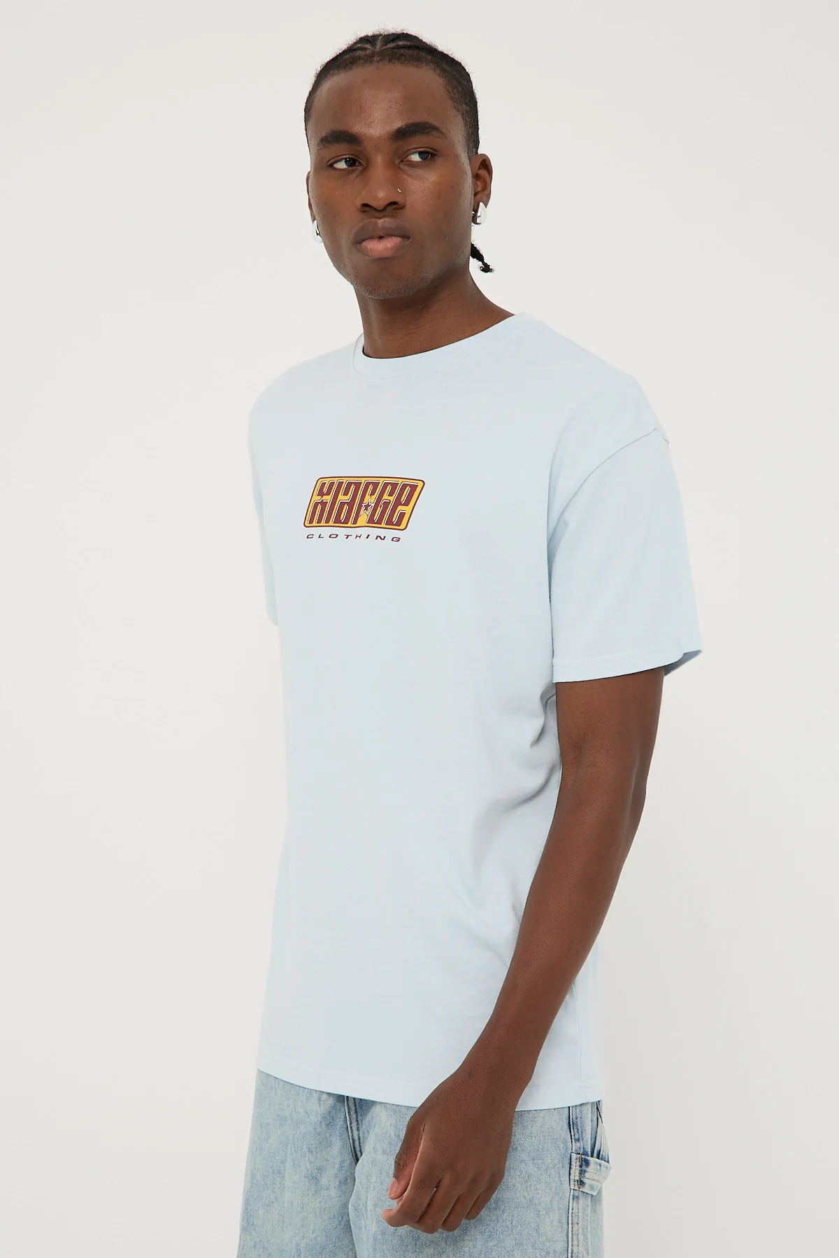 Xlarge Star Slant Tee Pigment Blue - Image 3