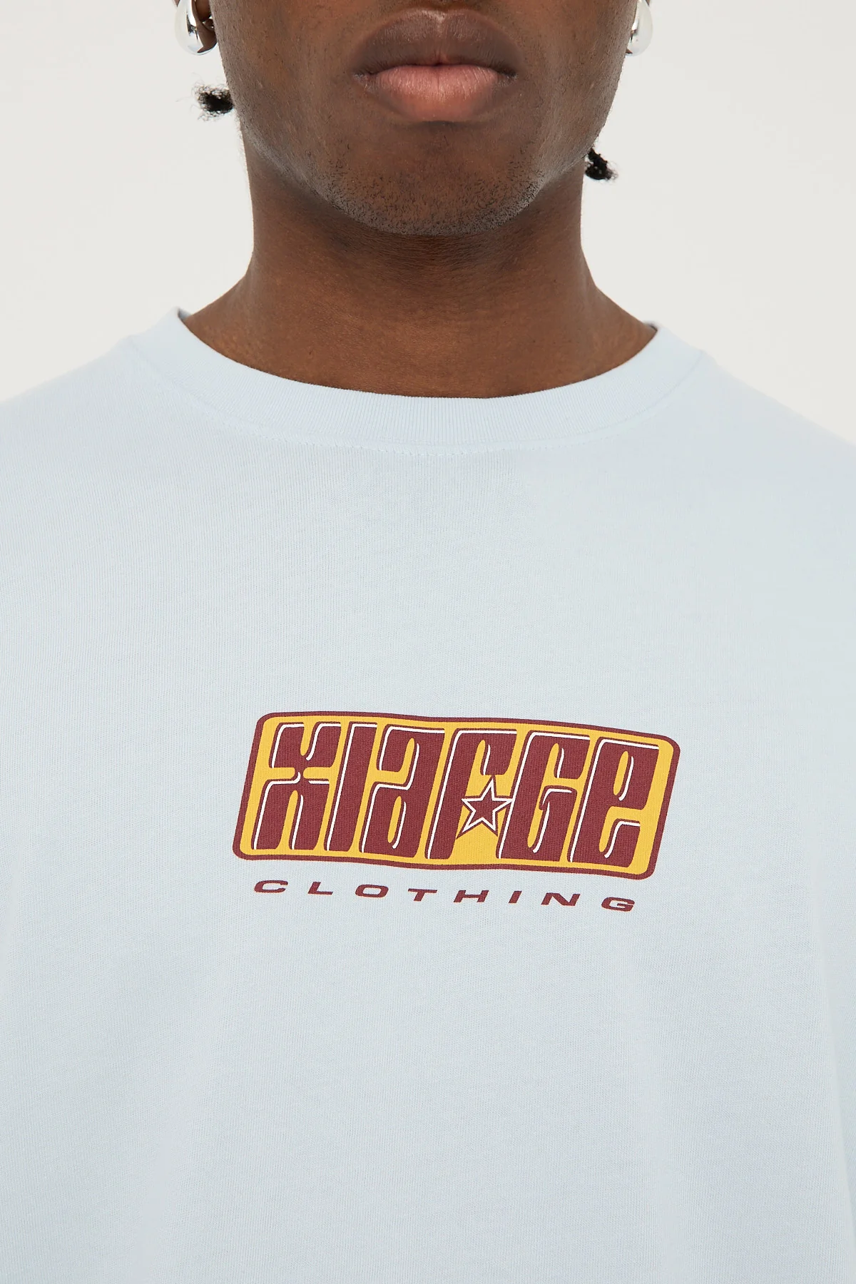 Xlarge Star Slant Tee Pigment Blue - Image 4