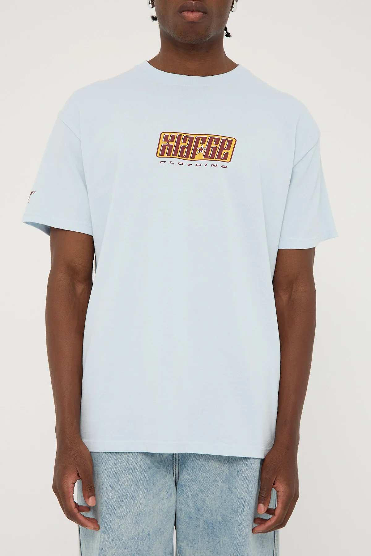 Xlarge Star Slant Tee Pigment Blue - Image 6