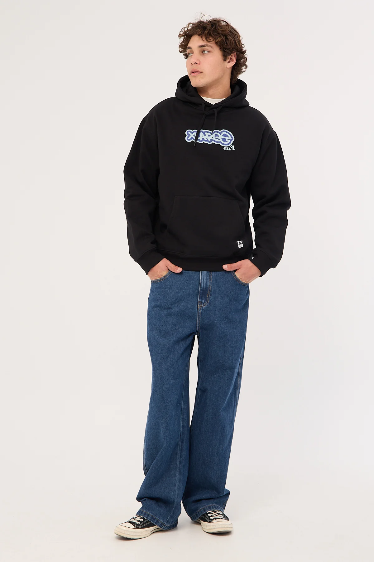 Xlarge Tag hood Black