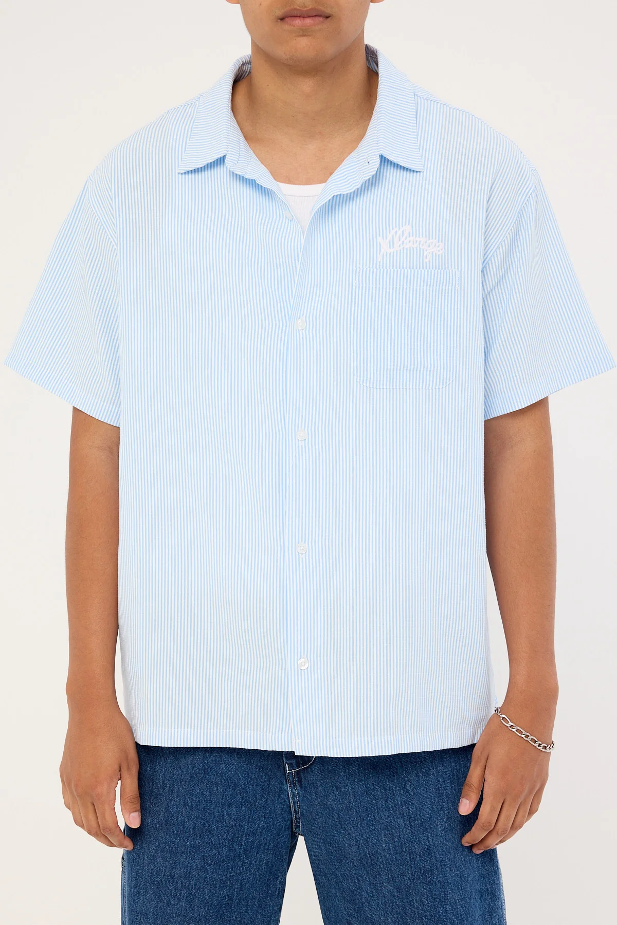 Xlarge Warp Shirt Blue - Image 8