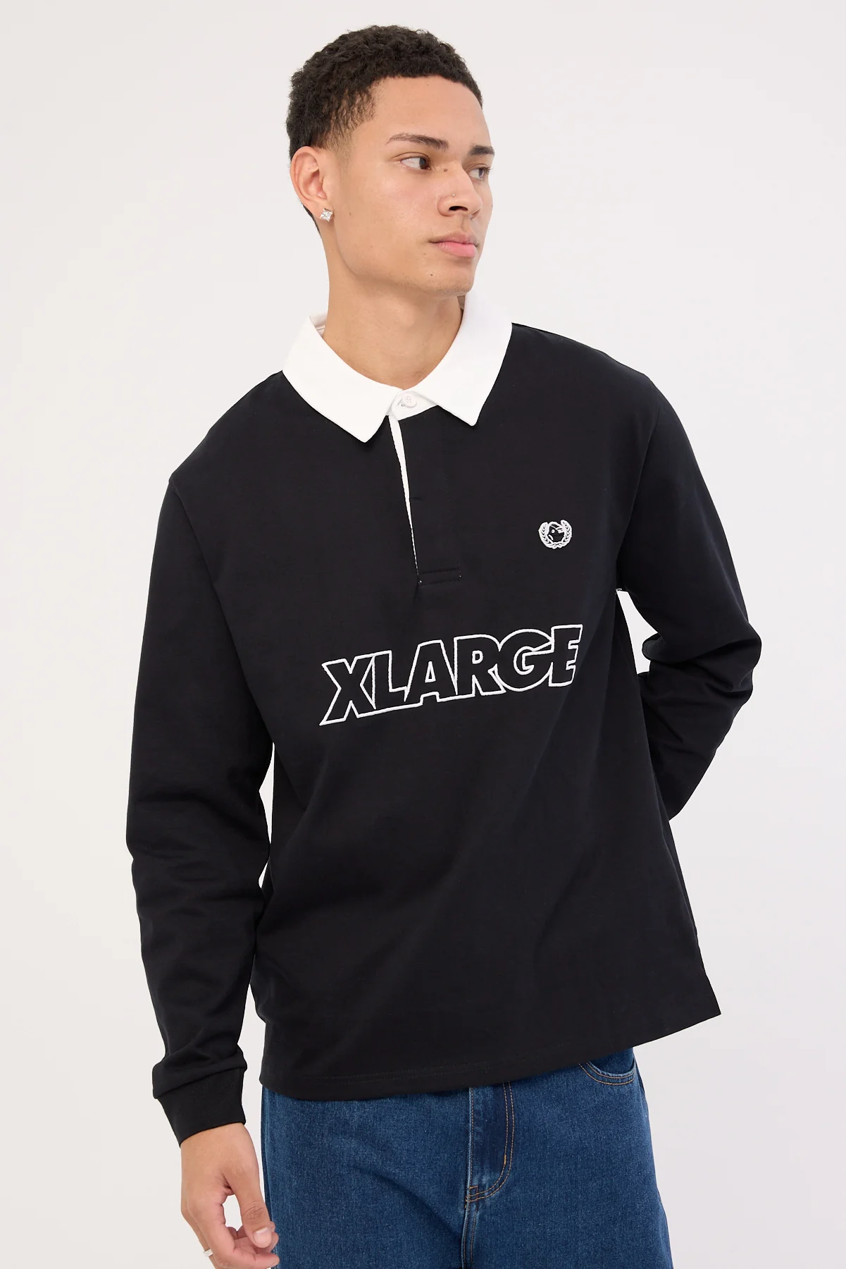 Xlarge XL Wreath Rugby Black