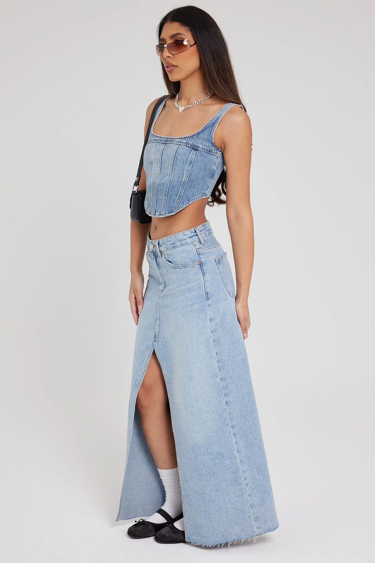 Ziggy Denim Sweeper Skirt - Image 3