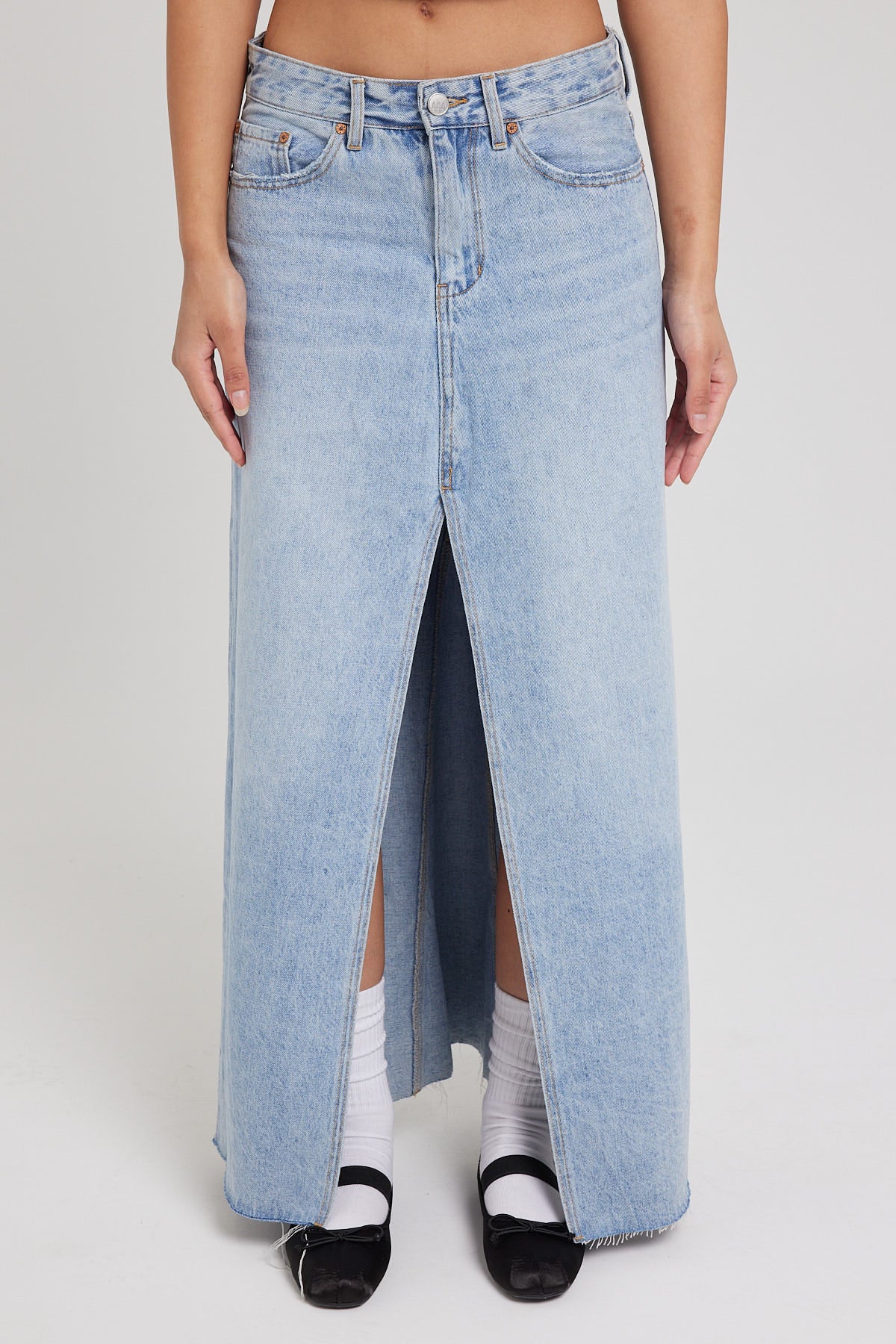 Ziggy Denim Sweeper Skirt - Image 7